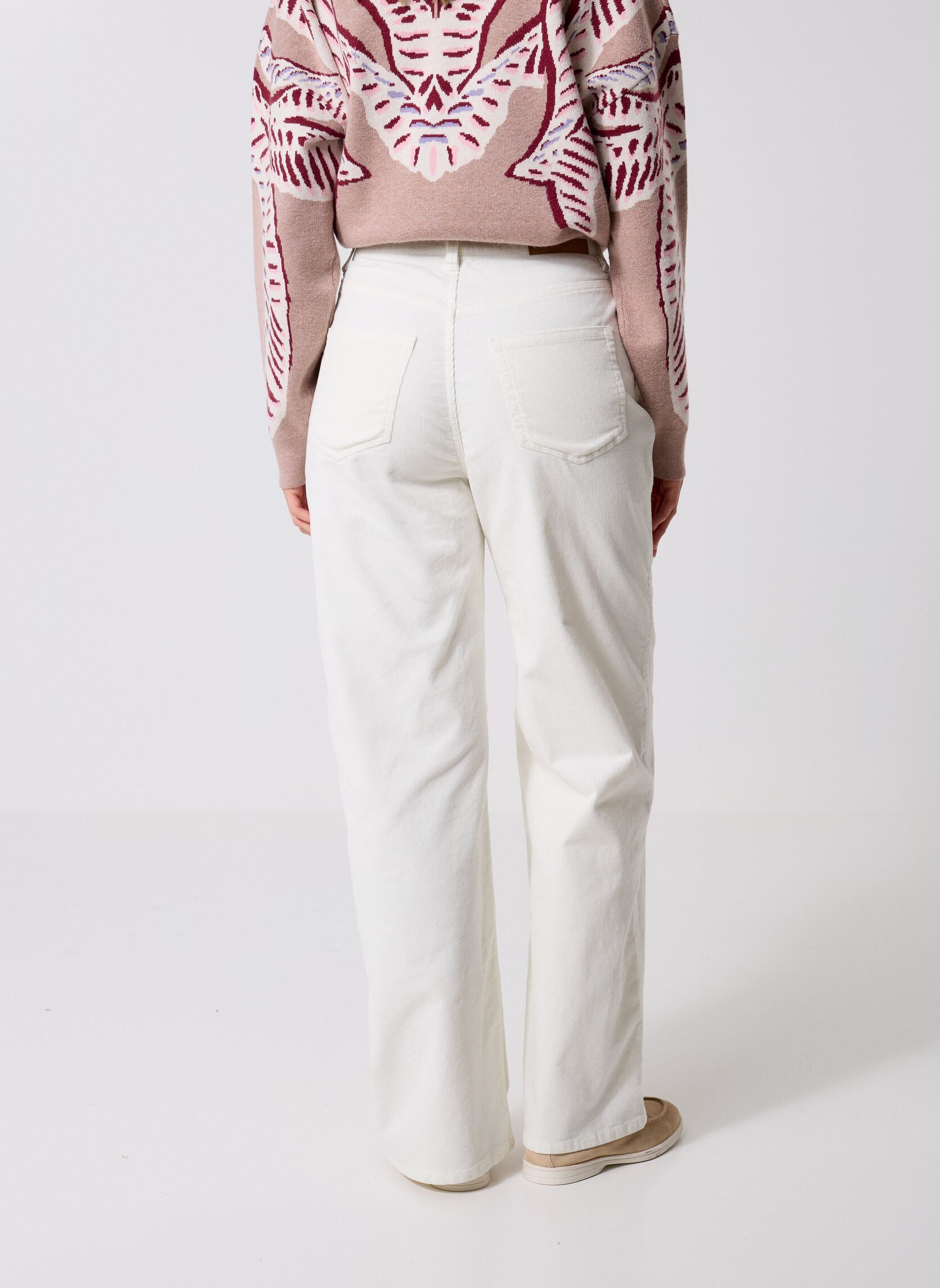 Chino broeken Sashelly trousers 15792 dames wit Samsoe Samsoe Chino broeken Sashelly trousers 15792 dames wit Clear Cream