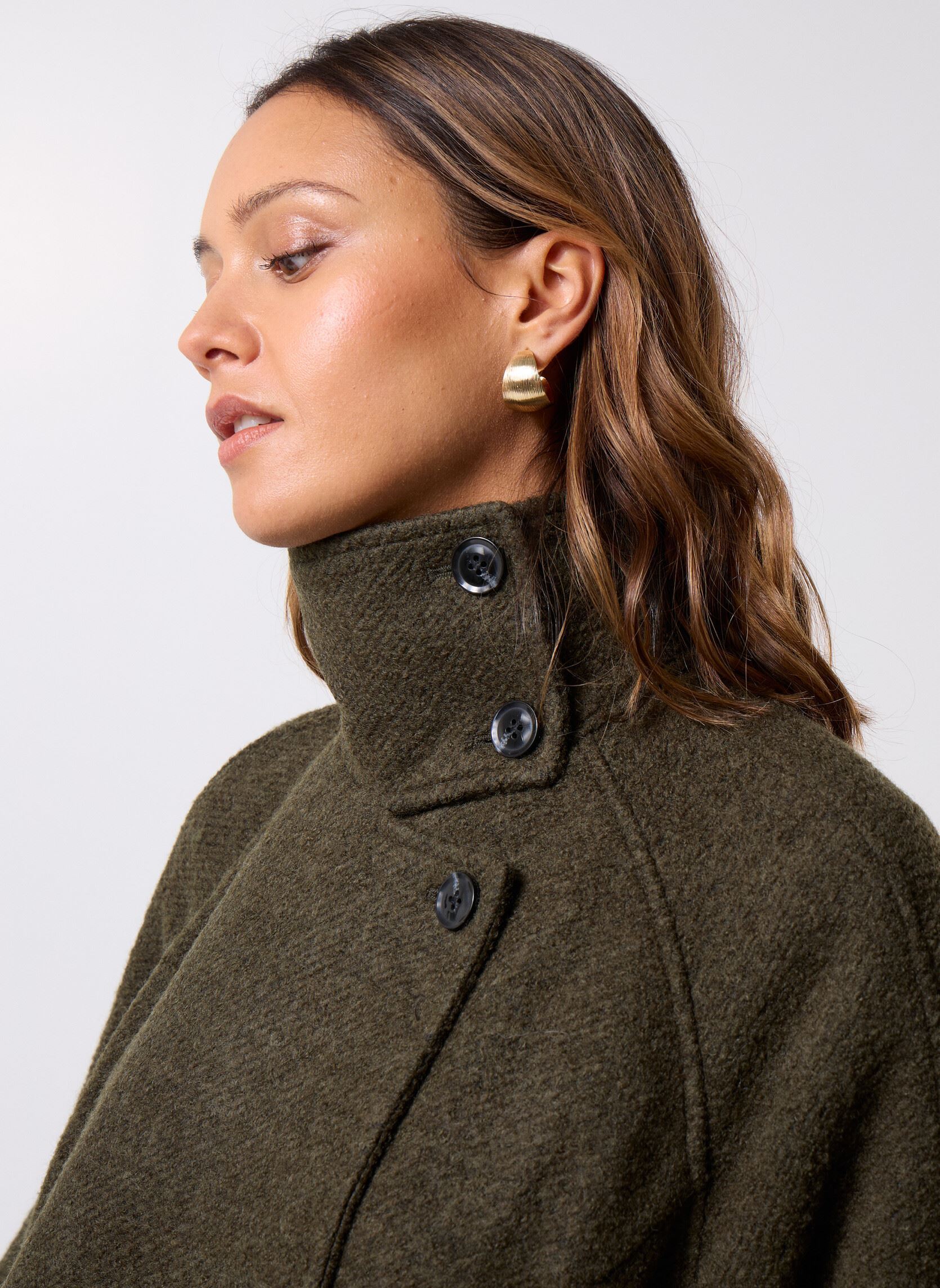 Trench-coats Sahanne jacket 15770 femme vert Samsoe Samsoe Trench-coats Sahanne jacket 15770 femme vert Deep forest