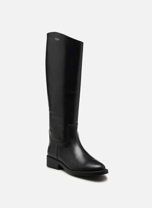 Coach Stiefel park tall leather boot damen schwarz