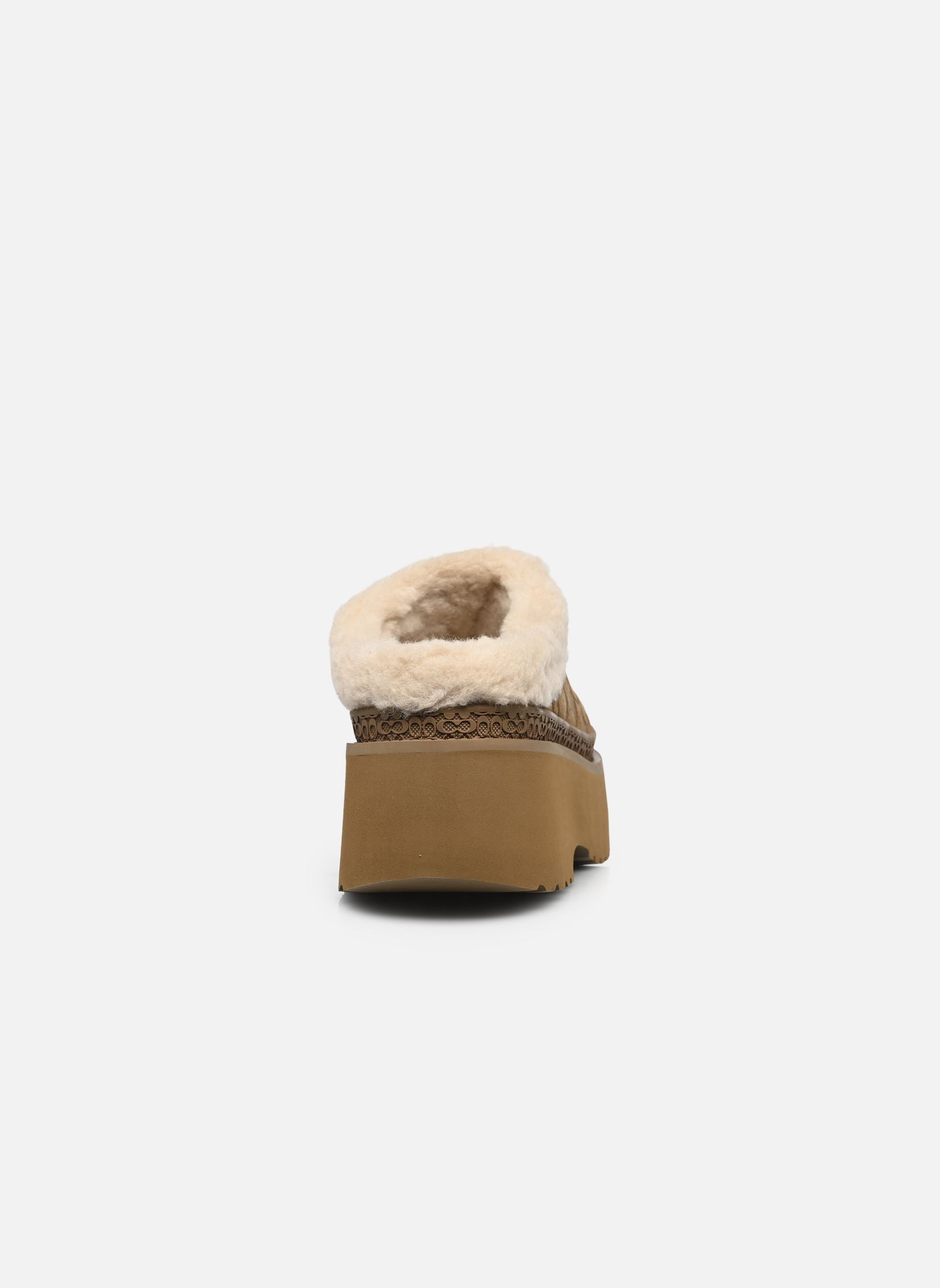 Pantoffeln cecelia signature shearling clog damen braun Coach Pantoffeln cecelia signature shearling clog damen braun TOBACCO