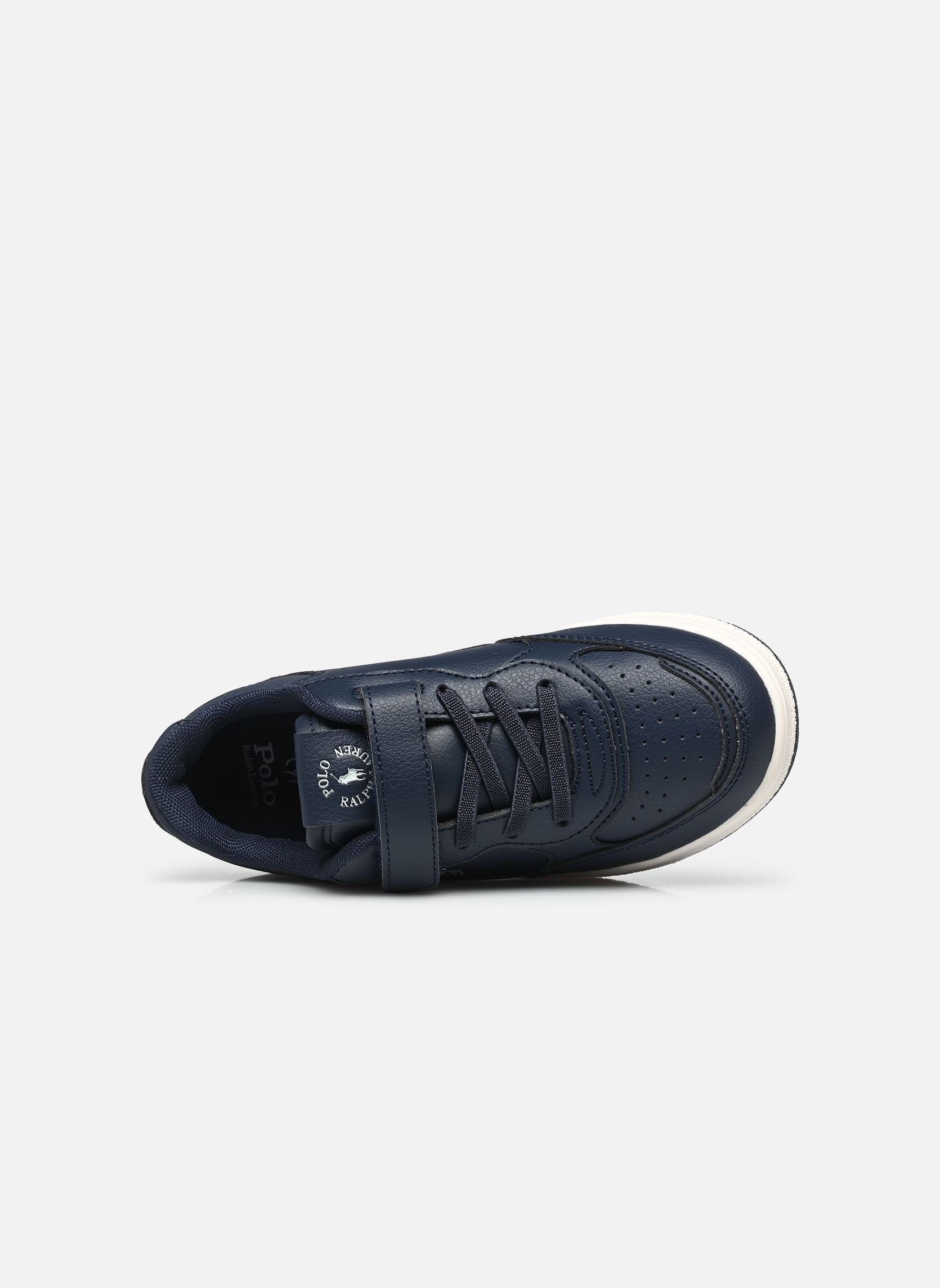 Niedrige Sneaker Masters Court II Ps mädchen blau Polo Ralph Lauren Niedrige Sneaker Masters Court II Ps mädchen blau NAVY TUMBLED/WHITE W/ PAPERWHI