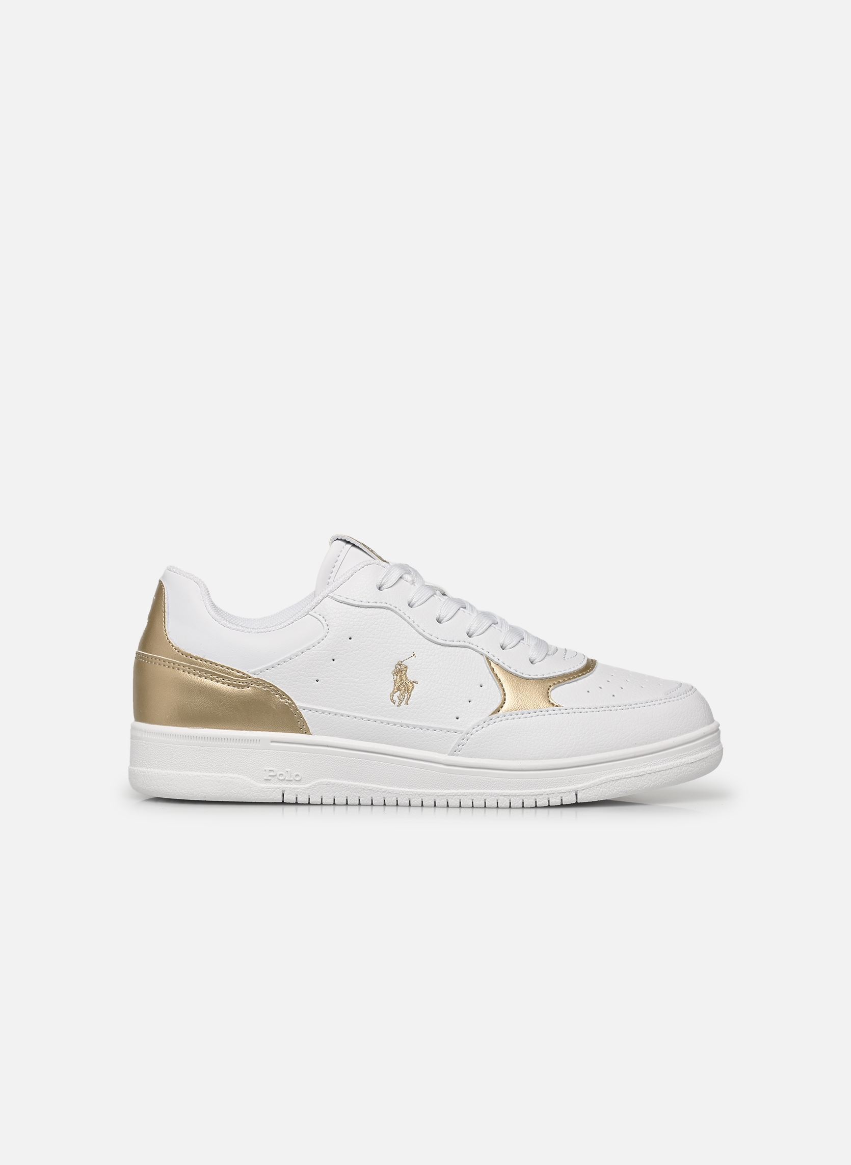Baskets basses Masters Court II fille blanc Polo Ralph Lauren Baskets basses Masters Court II fille blanc WHITE TUMBLED/GOLD METALLIC W/