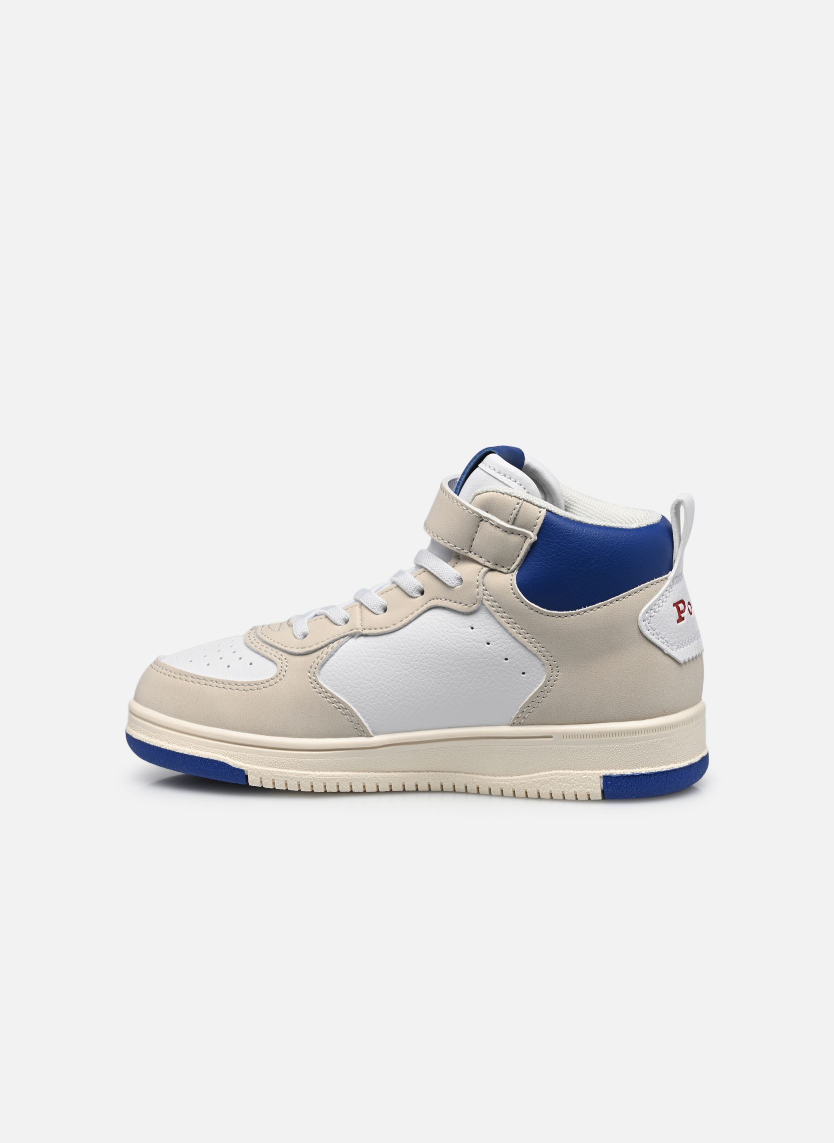 Hoge sneakers Masters Court HI Ps wit Polo Ralph Lauren Hoge sneakers Masters Court HI Ps wit WHITE TUMBLED/CREAM SUPER SUED