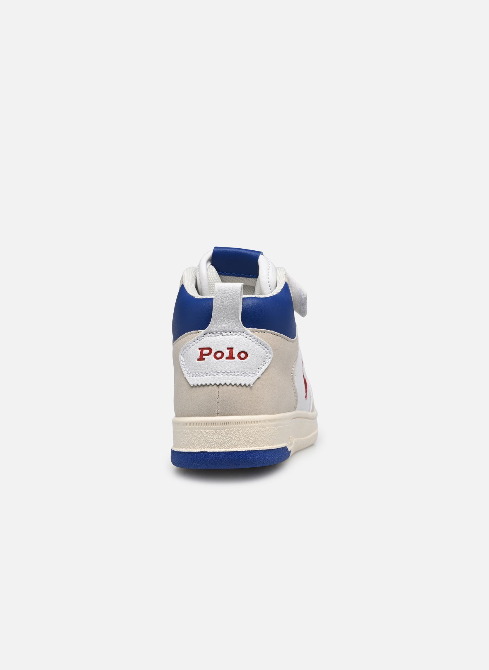 Hoge sneakers Masters Court HI Ps wit Polo Ralph Lauren Hoge sneakers Masters Court HI Ps wit WHITE TUMBLED/CREAM SUPER SUED