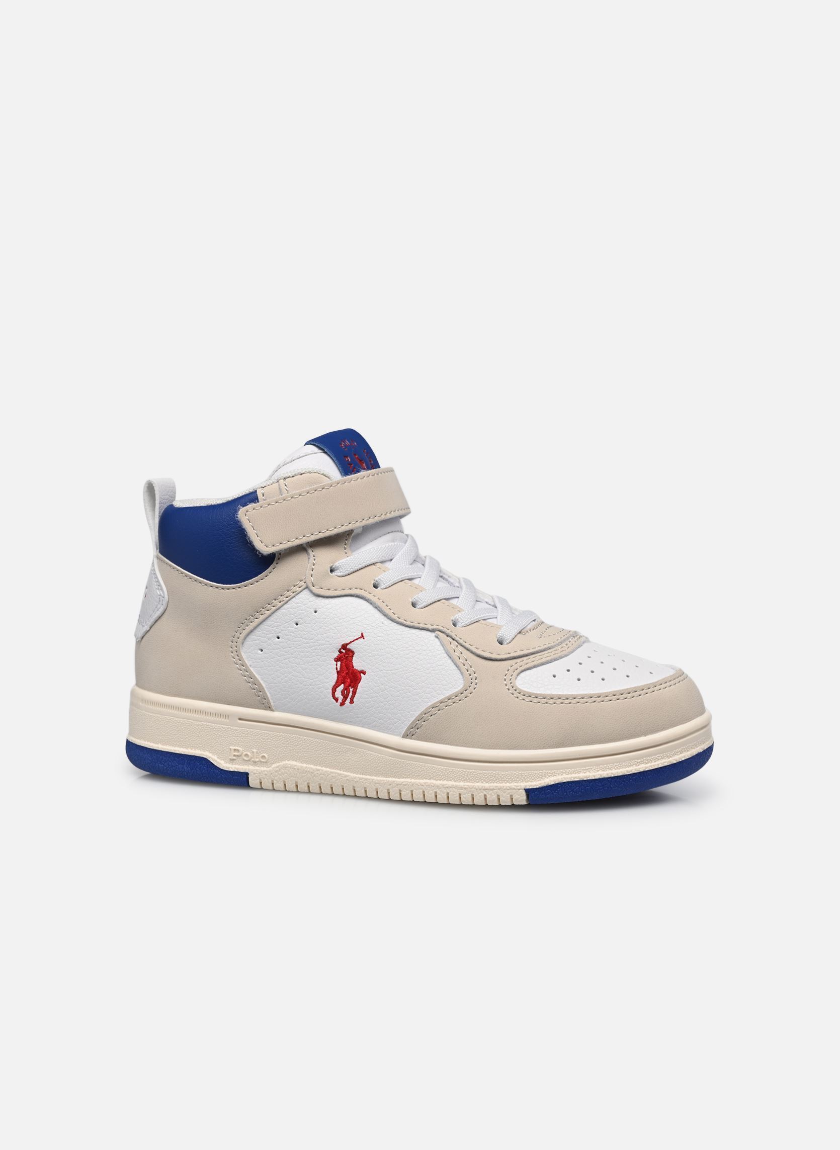 Hoge sneakers Masters Court HI Ps wit Polo Ralph Lauren Hoge sneakers Masters Court HI Ps wit WHITE TUMBLED/CREAM SUPER SUED