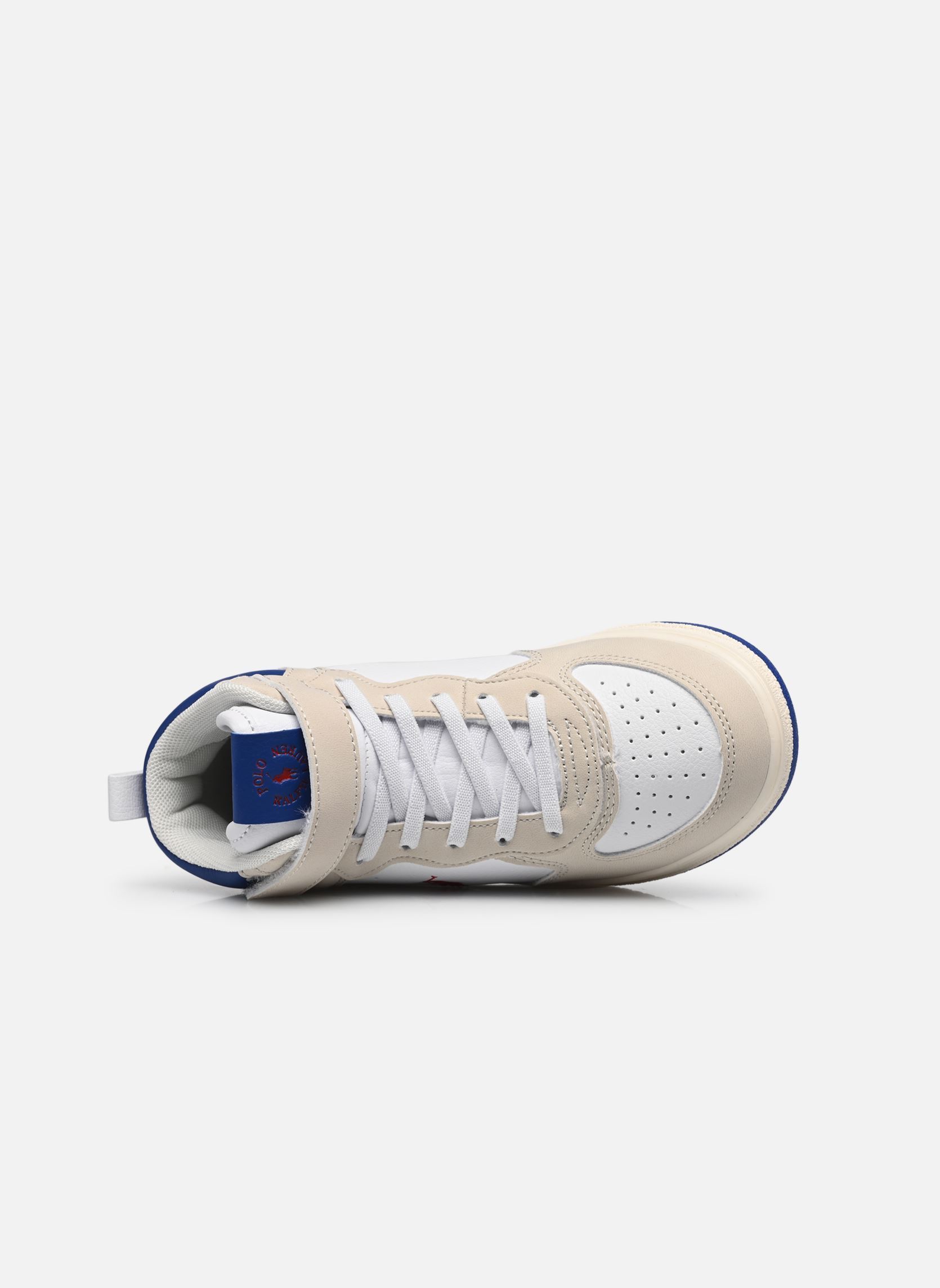 Hoge sneakers Masters Court HI Ps wit Polo Ralph Lauren Hoge sneakers Masters Court HI Ps wit WHITE TUMBLED/CREAM SUPER SUED