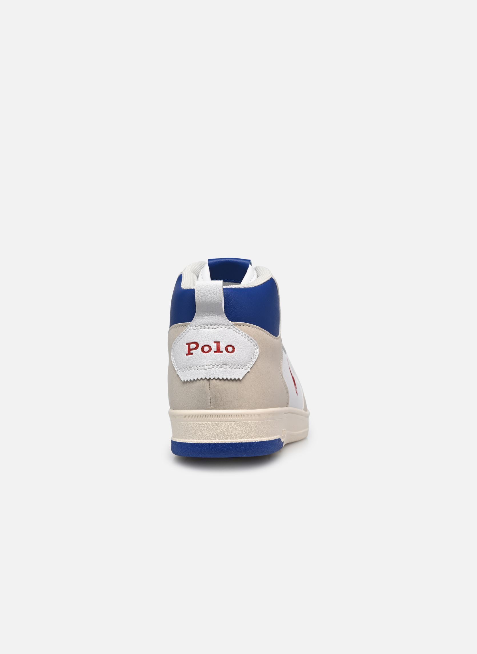Knöchelhohe Sneaker Masters Court HI weiß Polo Ralph Lauren Knöchelhohe Sneaker Masters Court HI weiß WHITE TUMBLED/CREAM SUPER SUED