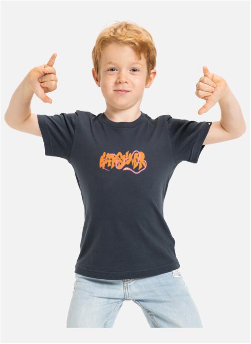 Quiksilver Tee-shirts Ev Bloomsday garçon noir