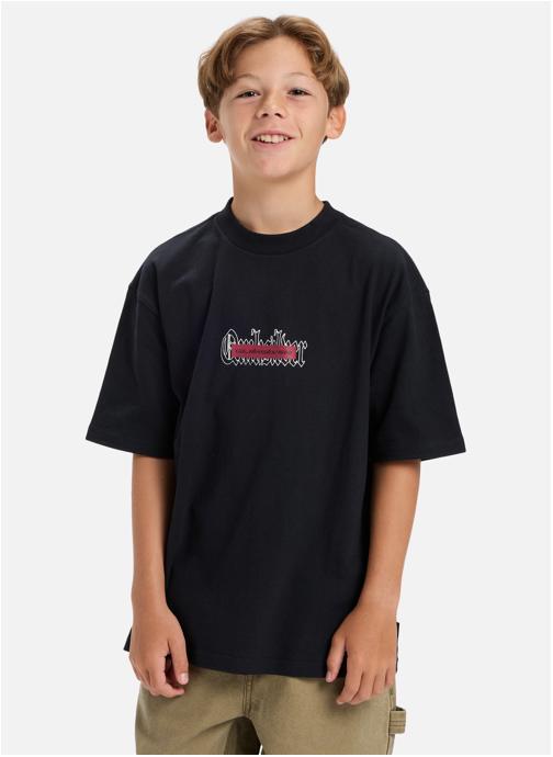 Quiksilver Tee-shirts Mercury Double Up garçon noir