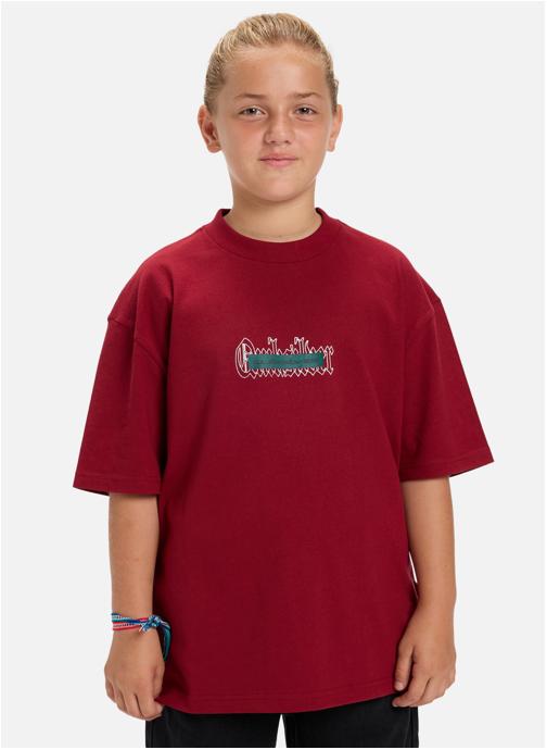 Quiksilver Tee-shirts Mercury Double Up garçon rouge