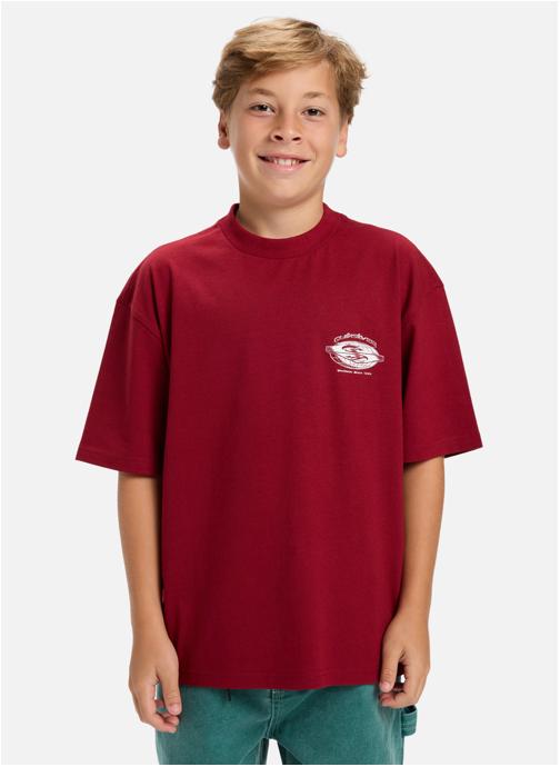 Quiksilver Tee-shirts Mercury Worldwide garçon rouge