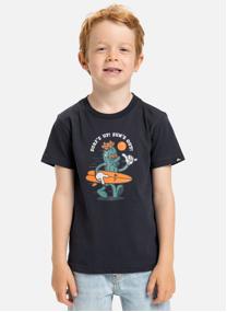 Tee-shirts T-shirt à manches courtes EV GONE SURFING garçon bleu Quiksilver Tee-shirts T-shirt à manches courtes EV GONE SURFING garçon bleu Bleu foncé