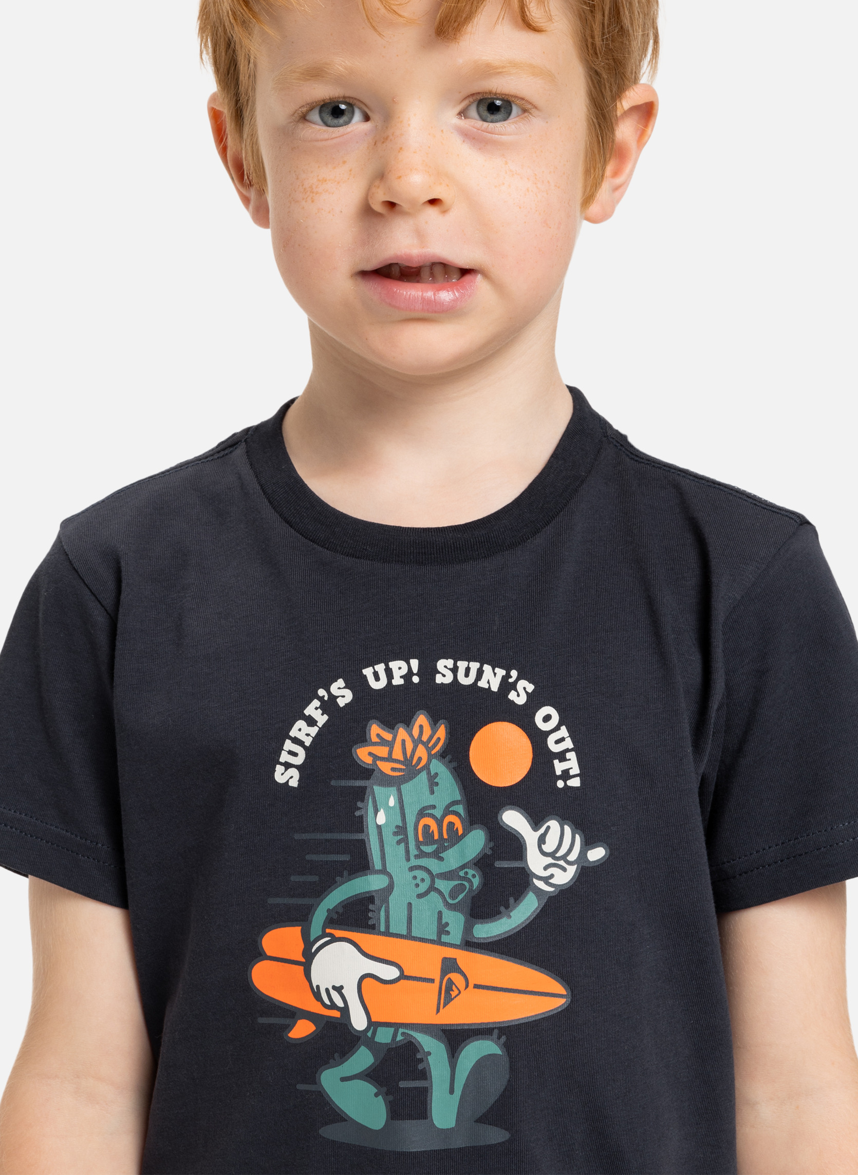 Tee-shirts T-shirt à manches courtes EV GONE SURFING garçon bleu Quiksilver Tee-shirts T-shirt à manches courtes EV GONE SURFING garçon bleu Bleu foncé