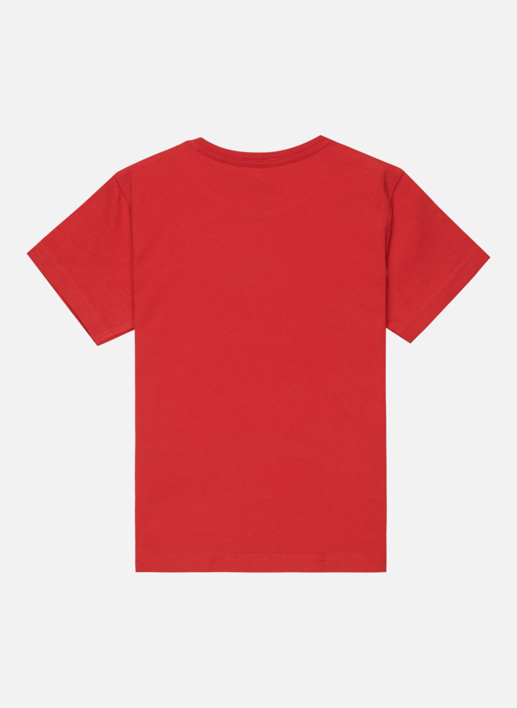 T-shirt Cherokee Garçon XS 4/5 Rouge Manches Courtes - Coton Occasion Très Bon état