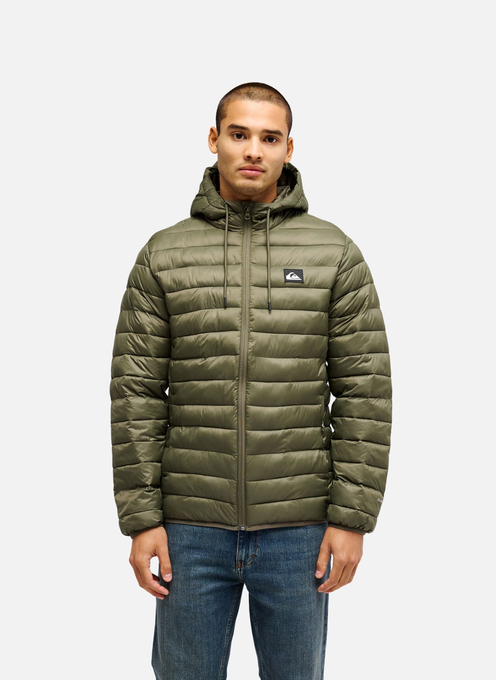 Blousons Scaly Hood homme vert Quiksilver Blousons Scaly Hood homme vert Vert olive
