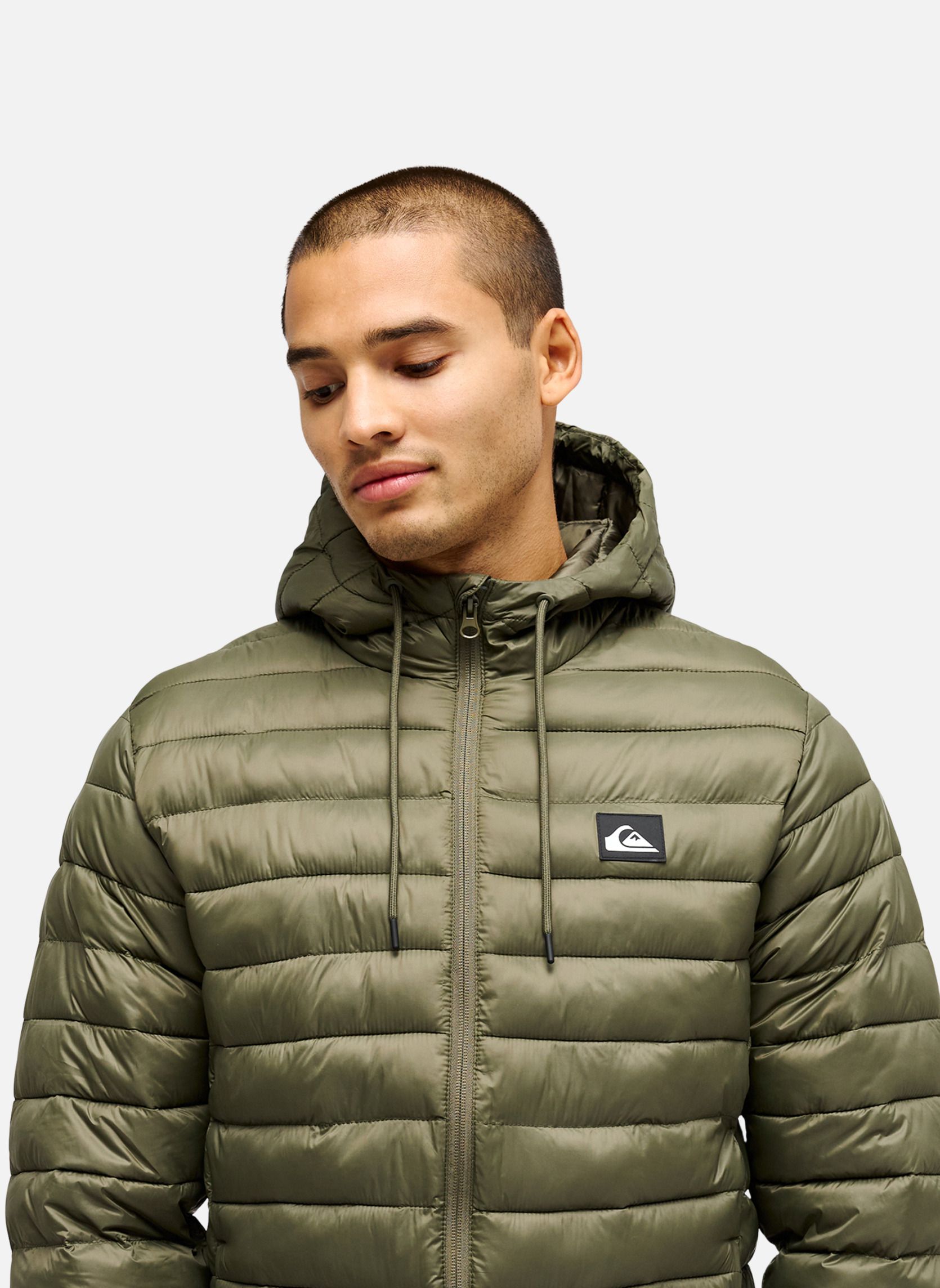 Blousons Scaly Hood homme vert Quiksilver Blousons Scaly Hood homme vert Vert olive