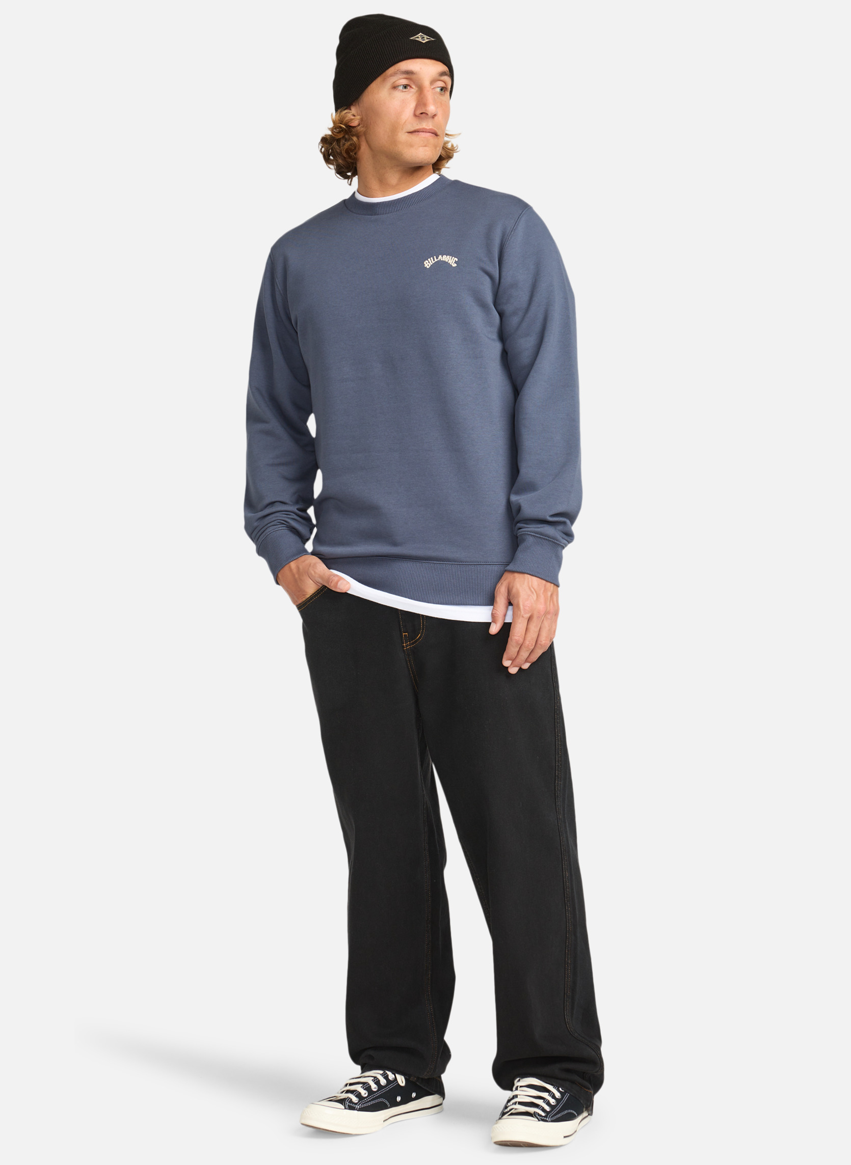 Sweats à capuche Arch Cr homme bleu Billabong Sweats à capuche Arch Cr homme bleu Bleu délavé