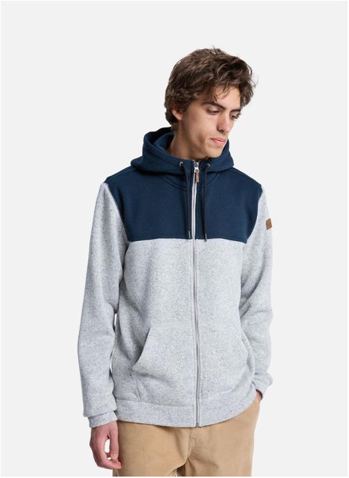 Quiksilver Sweats à capuche Keller Block Zip homme bleu