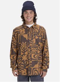 Chemises Motherfly Printed homme bleu