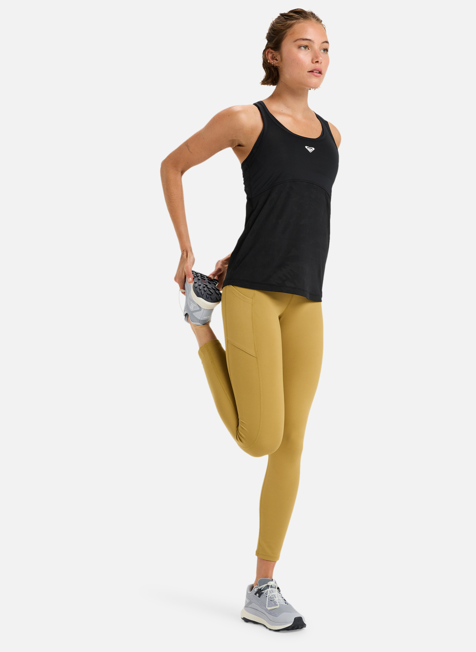 Débardeurs Move Free Mesh femme noir Roxy Débardeurs Move Free Mesh femme noir Noir