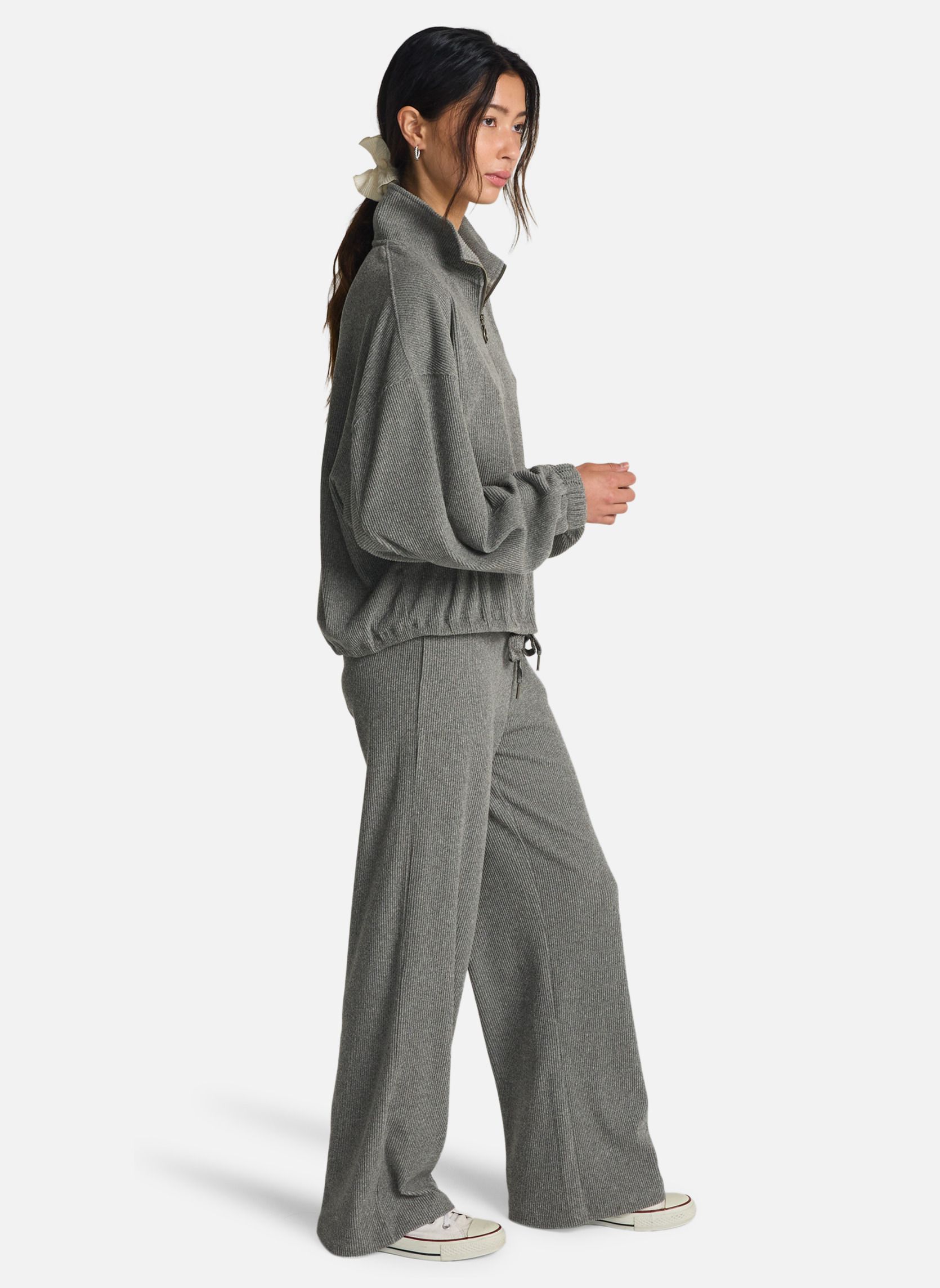 Pantalons droit Keep It Straight femme gris Billabong Pantalons droit Keep It Straight femme gris Gris