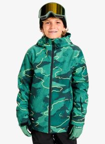 Vestes Mission Printed Youth Jk garçon vert
