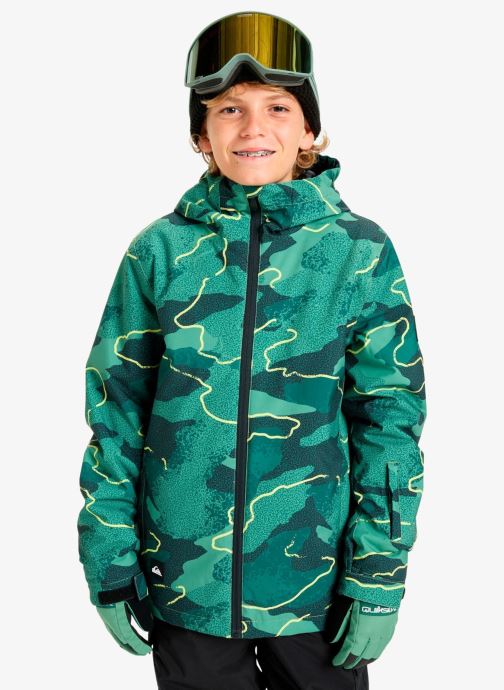 Quiksilver Jassen Mission Printed Youth Jk jongens groen