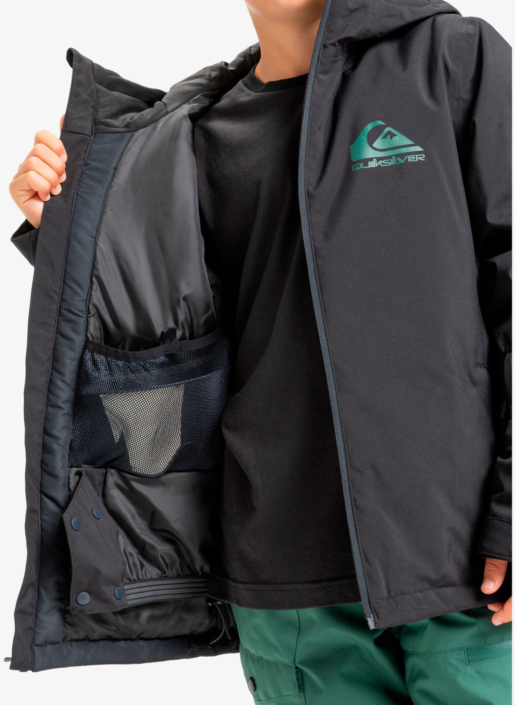 Jacken Mission Youth Jk jungen schwarz Quiksilver Jacken Mission Youth Jk jungen schwarz True black
