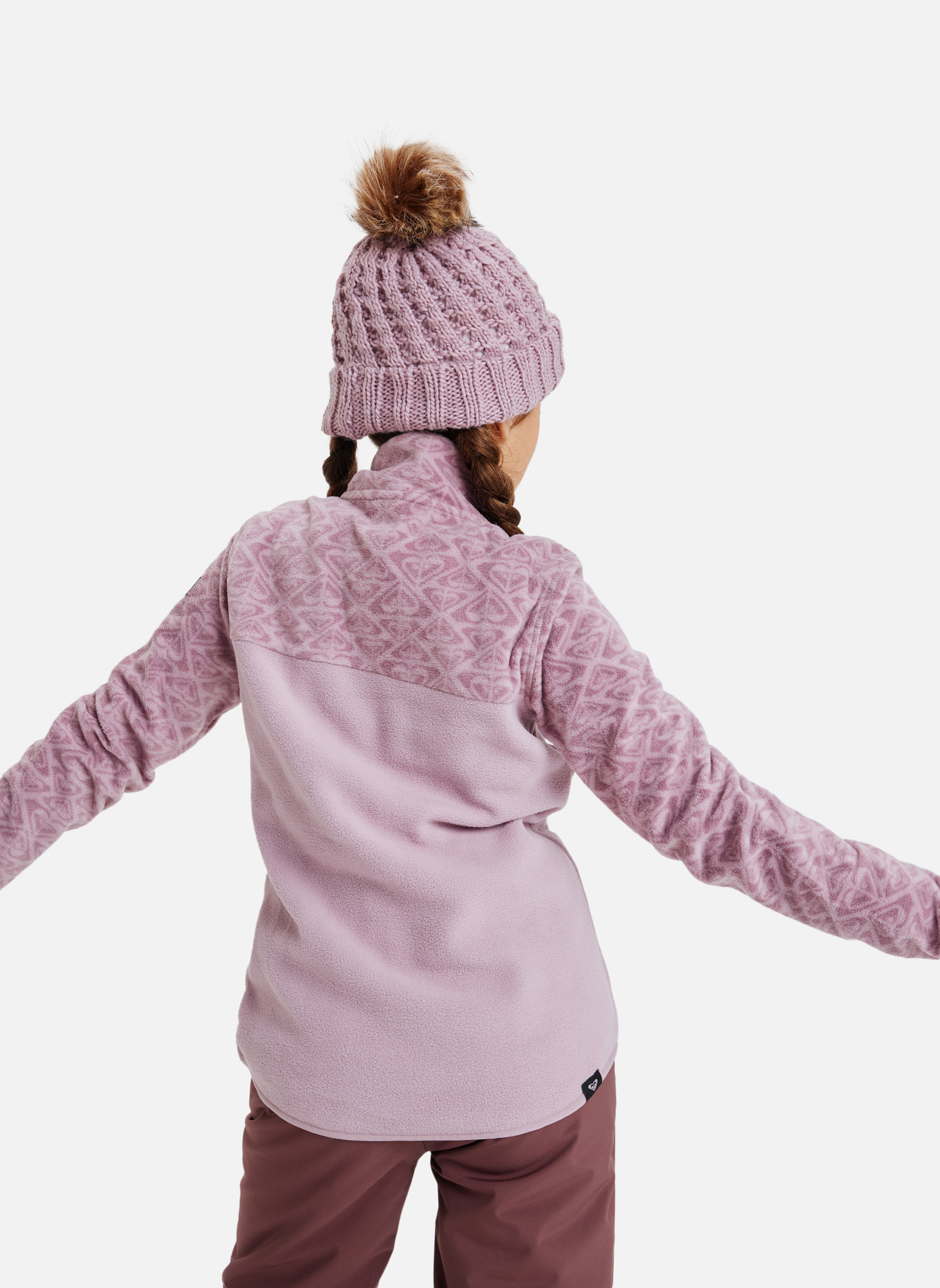 Vestes polaires Whitecamp Half Zip fille rose Roxy Vestes polaires Whitecamp Half Zip fille rose Rose