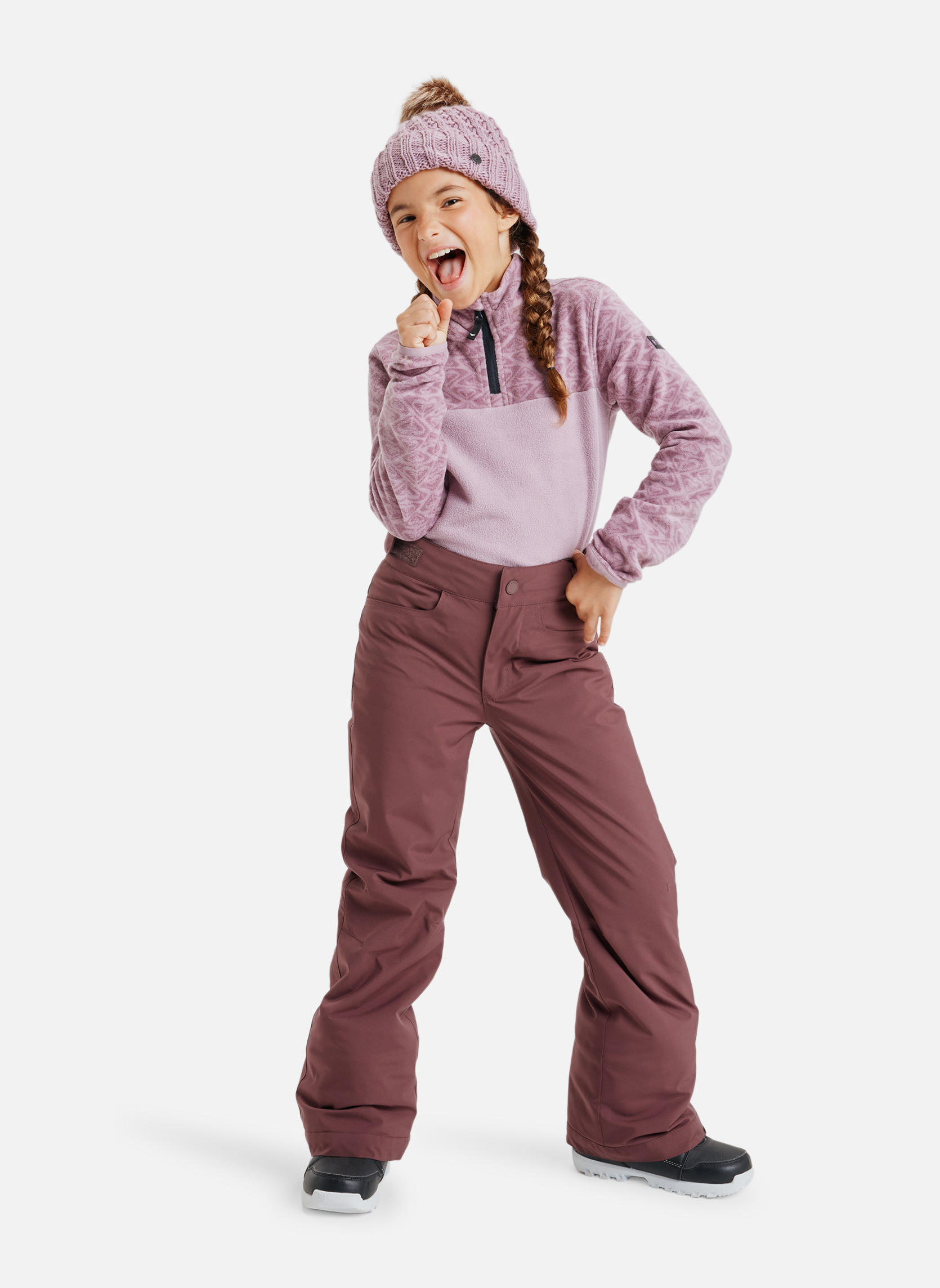 Vestes polaires Whitecamp Half Zip fille rose Roxy Vestes polaires Whitecamp Half Zip fille rose Rose