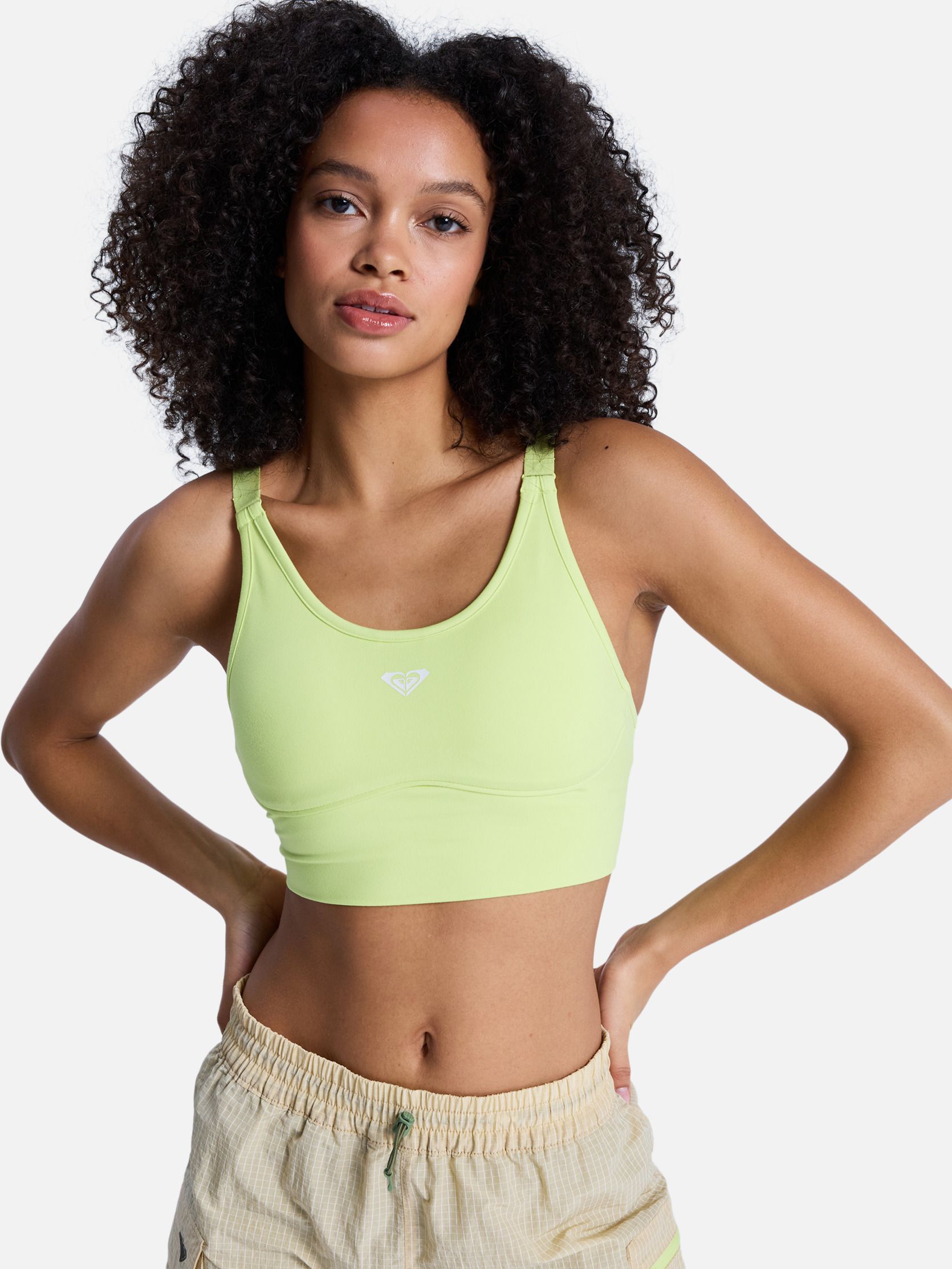 Brassières Soutien-gorge de sport HEART INTO IT ATTITUDE. femme vert Roxy Brassières Soutien-gorge de sport HEART INTO IT ATTITUDE. femme vert Vert