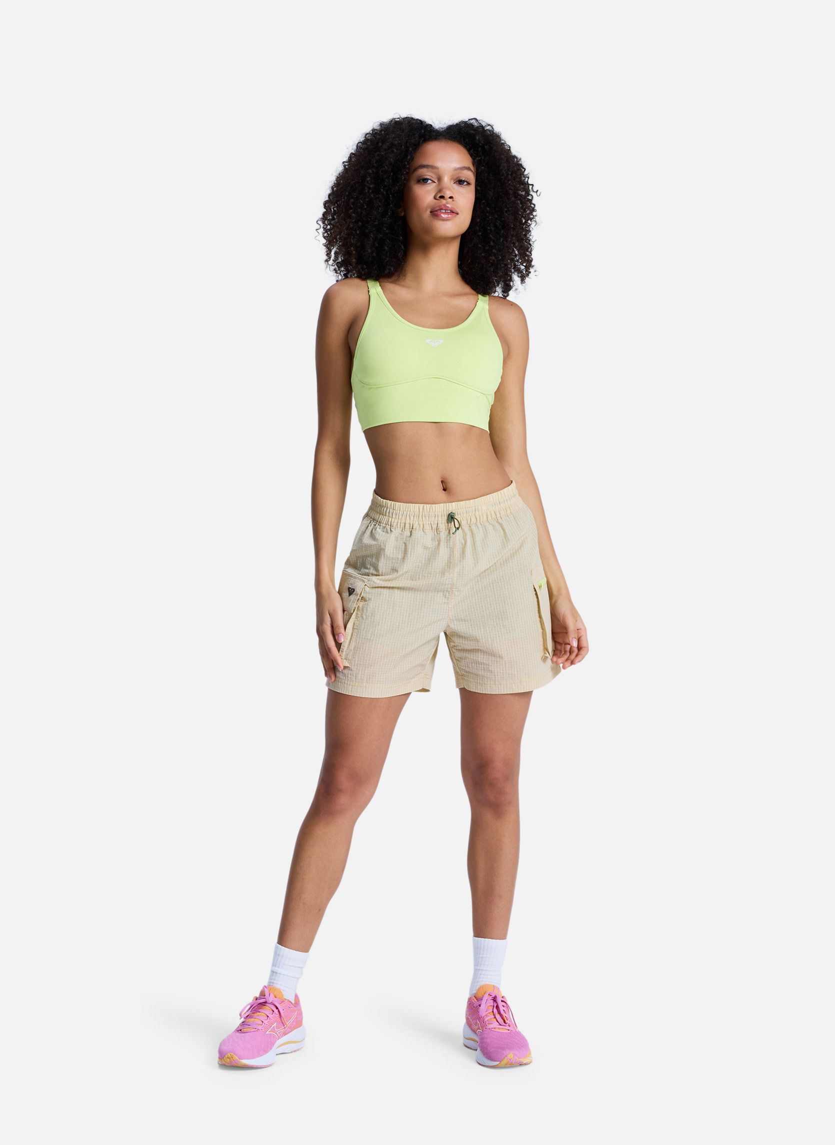 Brassières Soutien-gorge de sport HEART INTO IT ATTITUDE. femme vert Roxy Brassières Soutien-gorge de sport HEART INTO IT ATTITUDE. femme vert Vert
