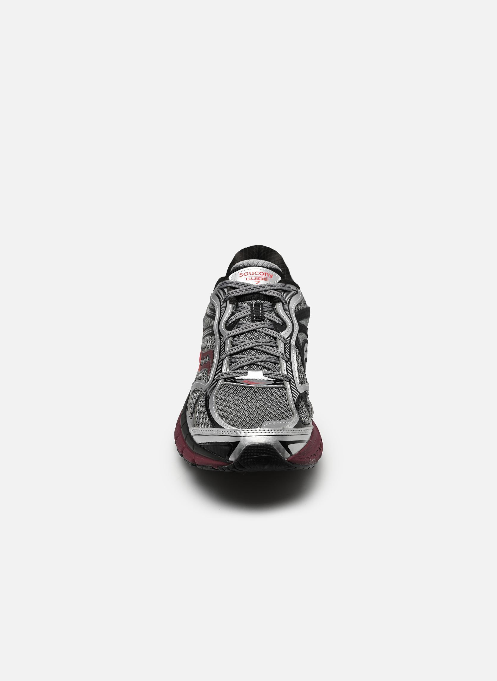 Lage sneakers Progrid Guide 7 heren grijs Saucony Lage sneakers Progrid Guide 7 heren grijs SILVER/MAROON