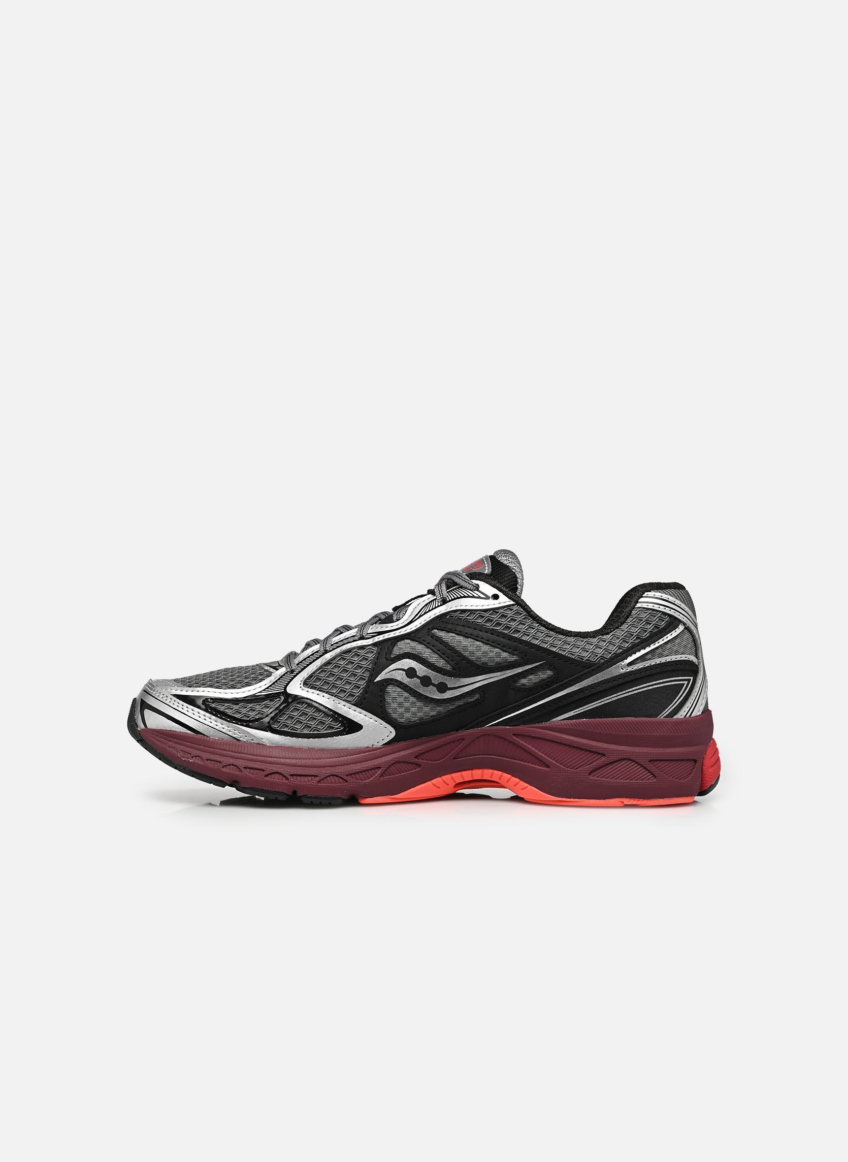 Lage sneakers Progrid Guide 7 heren grijs Saucony Lage sneakers Progrid Guide 7 heren grijs SILVER/MAROON