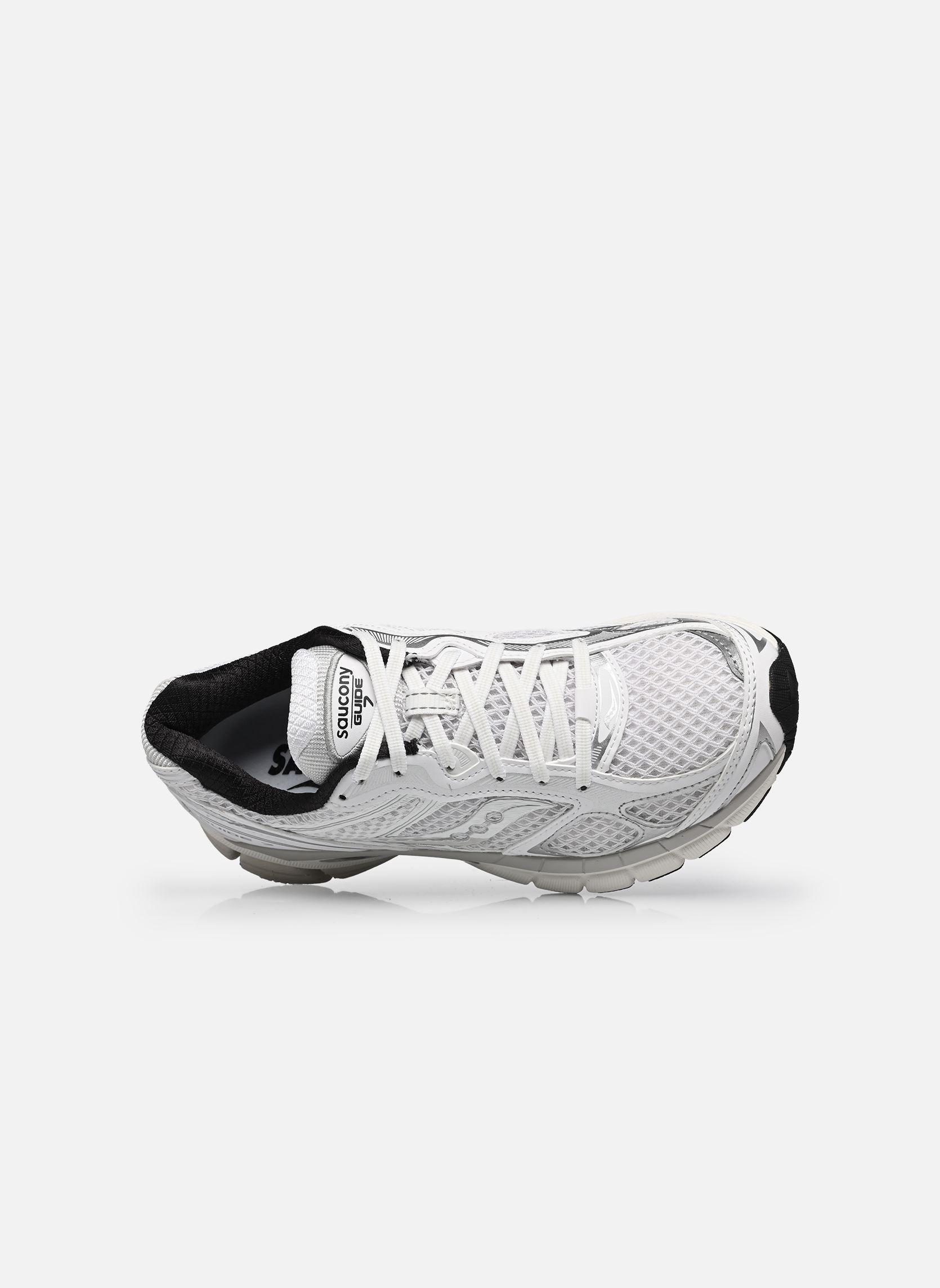 Baskets de sport Progrid Guide 7 femme blanc Saucony Baskets de sport Progrid Guide 7 femme blanc WHITE/BLACK