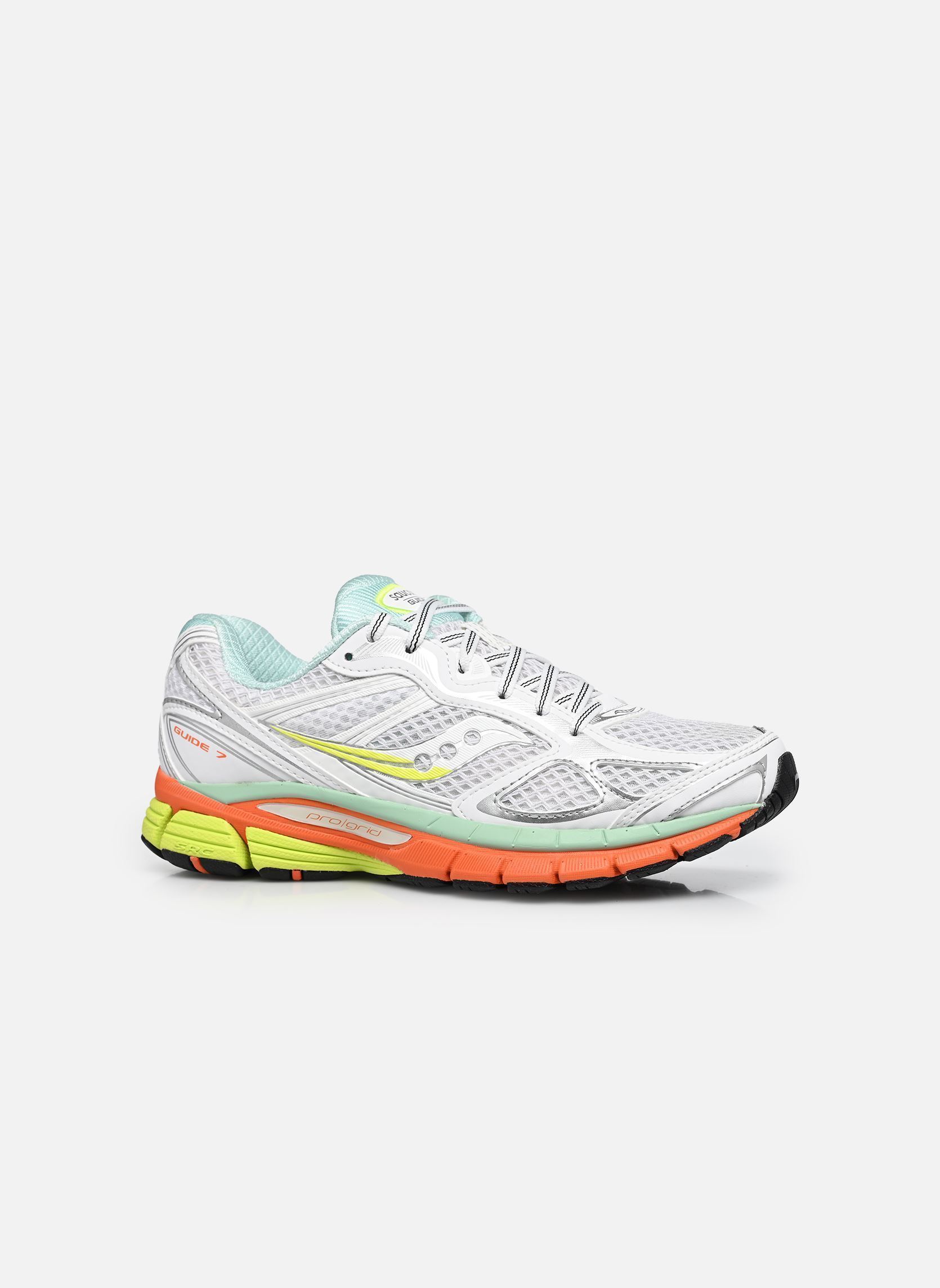 Sport Sneakers Progrid Guide 7 dames wit Saucony Sport Sneakers Progrid Guide 7 dames wit WHITE/MULTI