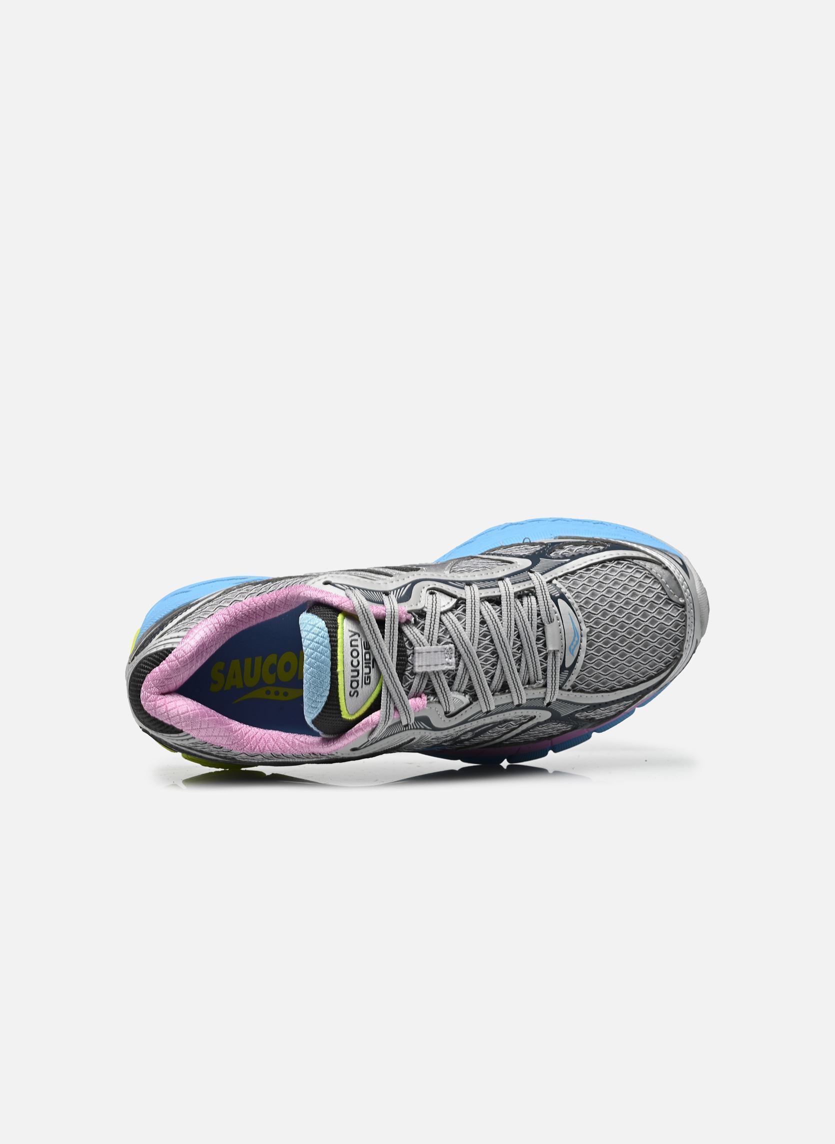 Baskets de sport Progrid Guide 7 femme gris Saucony Baskets de sport Progrid Guide 7 femme gris GREY/AQUA