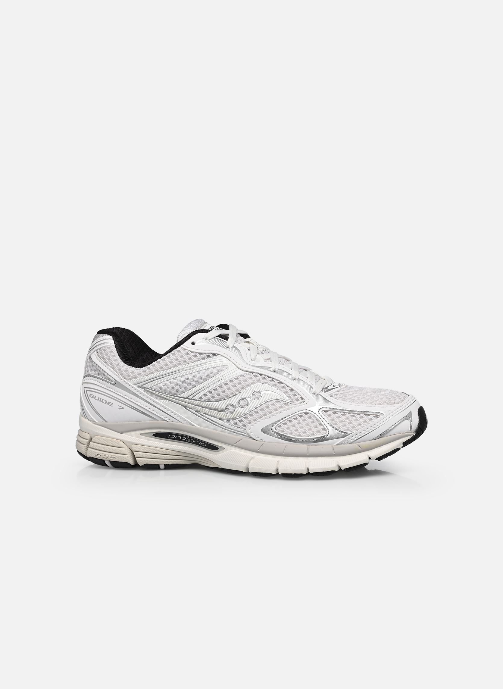 Scarpe da corsa Progrid Guide 7 M uomo bianco Saucony Scarpe da corsa Progrid Guide 7 M uomo bianco WHITE/BLACK