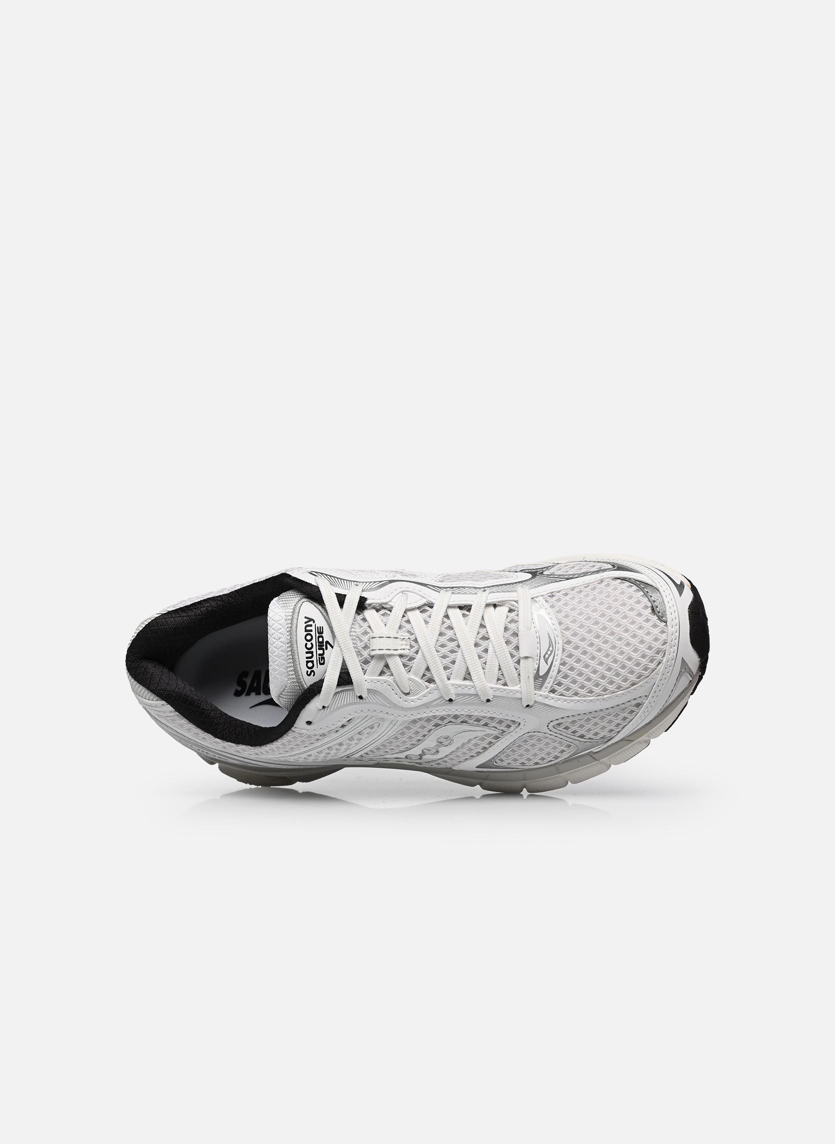 Scarpe da corsa Progrid Guide 7 M uomo bianco Saucony Scarpe da corsa Progrid Guide 7 M uomo bianco WHITE/BLACK
