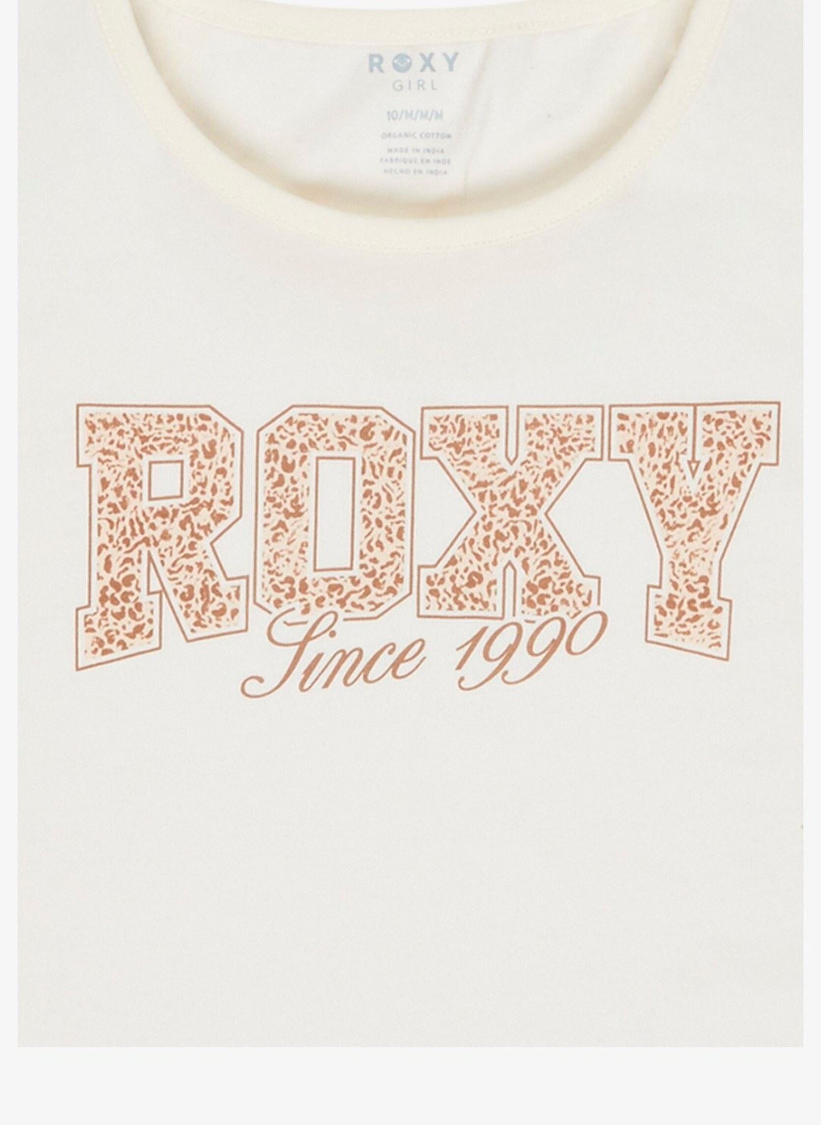 Kurzarm-T-Shirts Lilyregular Night mädchen weiß Roxy Kurzarm-T-Shirts Lilyregular Night mädchen weiß EGRET
