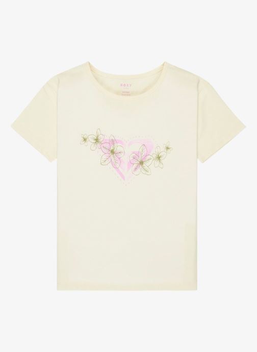 Roxy T-shirts met korte mouwen Lilyregular Night meisjes wit