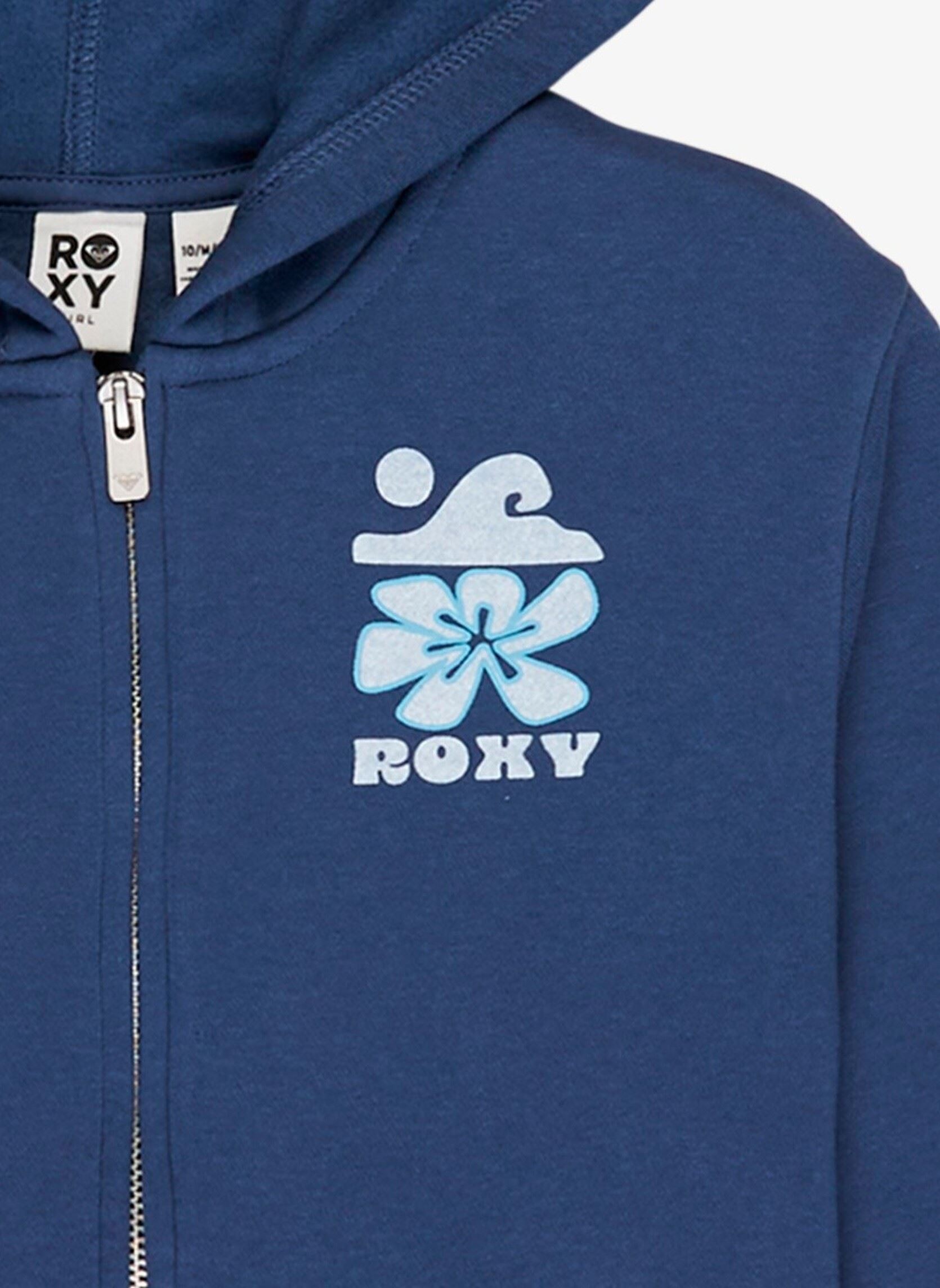 Sweats zippés Surf Feeling Zipped Brushed fille bleu Roxy Sweats zippés Surf Feeling Zipped Brushed fille bleu VINTAGE INDIGO