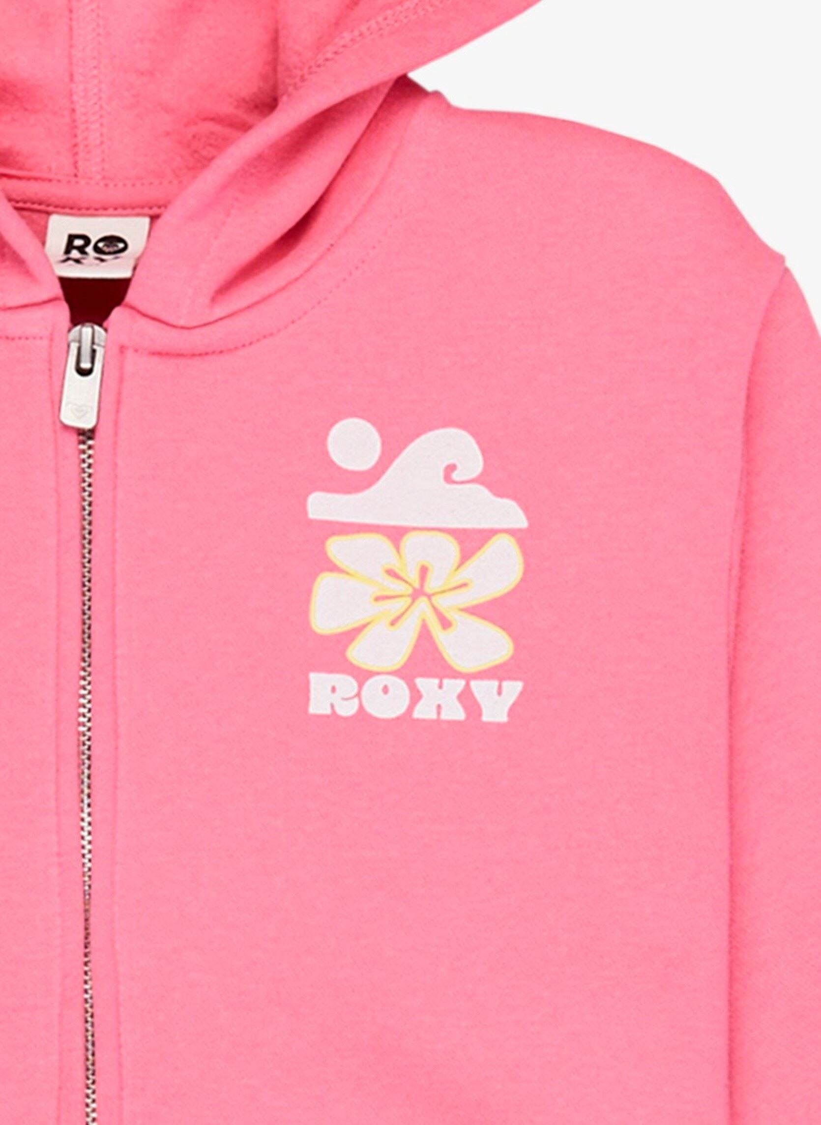 Sweats zippés Surf Feeling Zipped Brushed fille rose Roxy Sweats zippés Surf Feeling Zipped Brushed fille rose PINK COSMOS