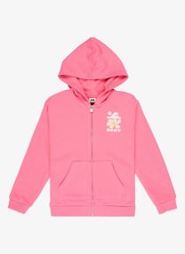 Sweats zippés Surf Feeling Zipped Brushed fille bleu