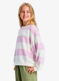 Sweats zippés Little Things Crew fille violet