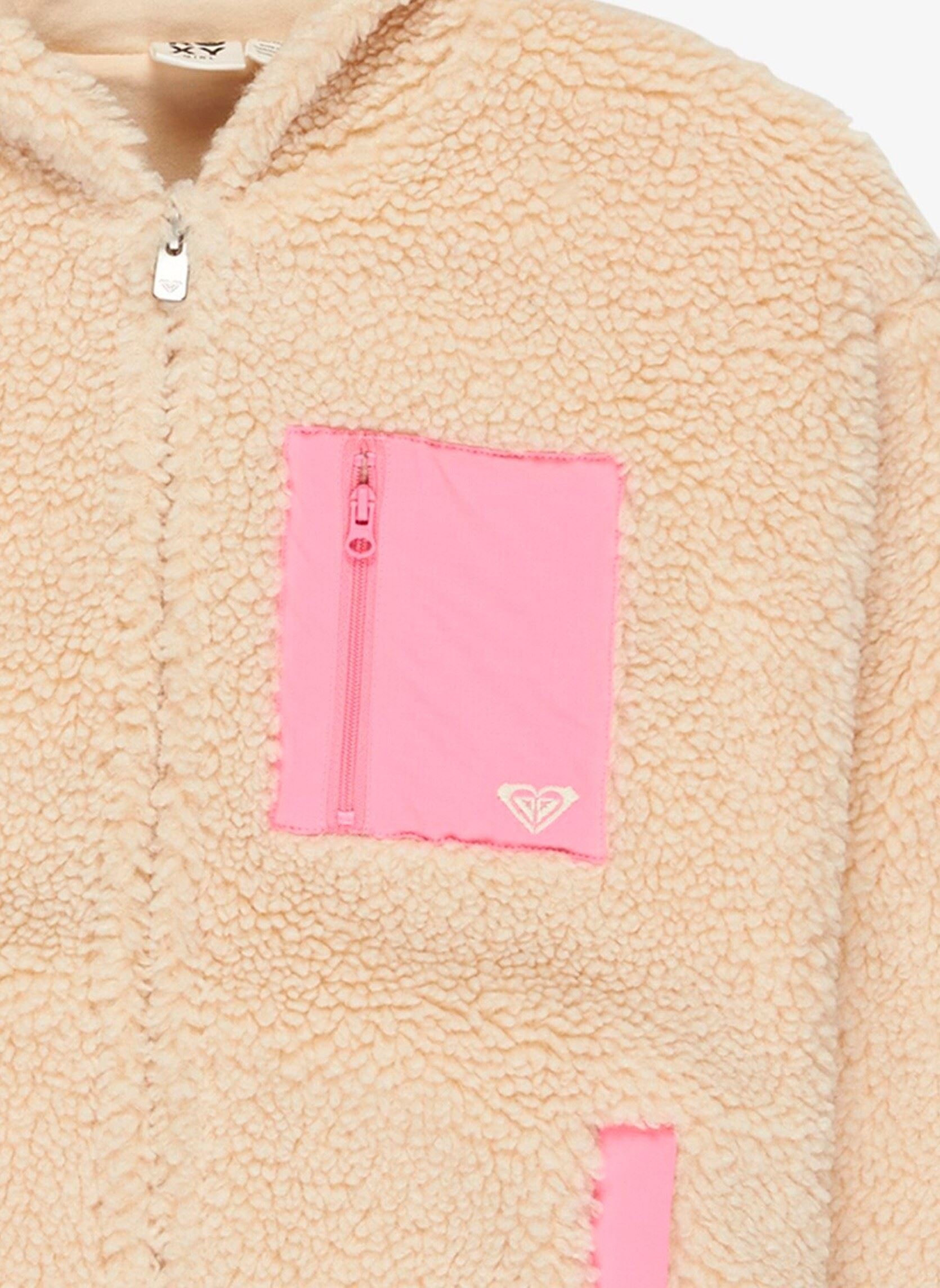 Fleece-Jacken Perfect Cloud mädchen beige Roxy Fleece-Jacken Perfect Cloud mädchen beige PARCHMENT