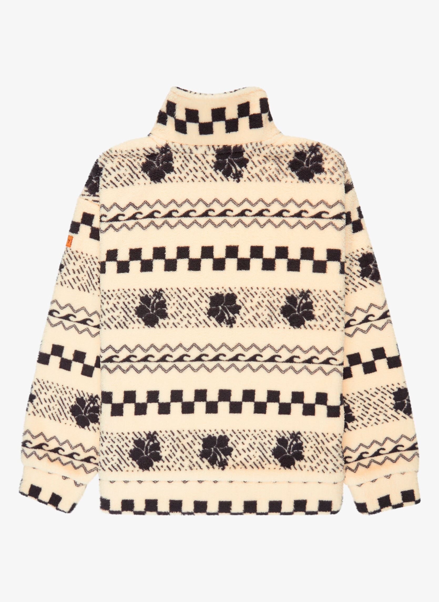 Fleece truien Calling All My Girls meisjes beige Roxy Fleece truien Calling All My Girls meisjes beige PARCHMENT MORNING CRUSH RG