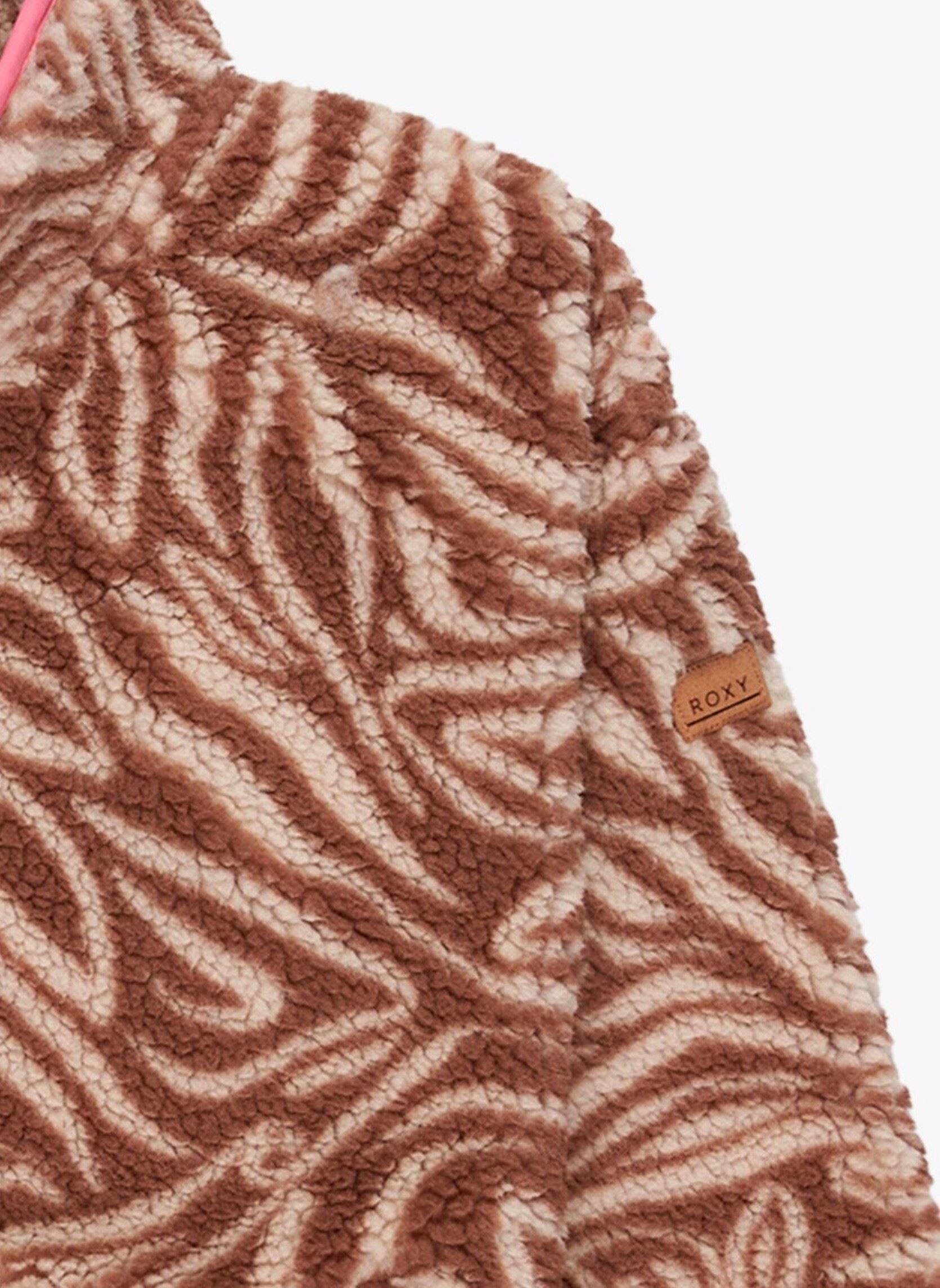 Fleece-Jacken Like Electricity mädchen braun Roxy Fleece-Jacken Like Electricity mädchen braun PARCHMENT ANIMAL FLORAL BIG