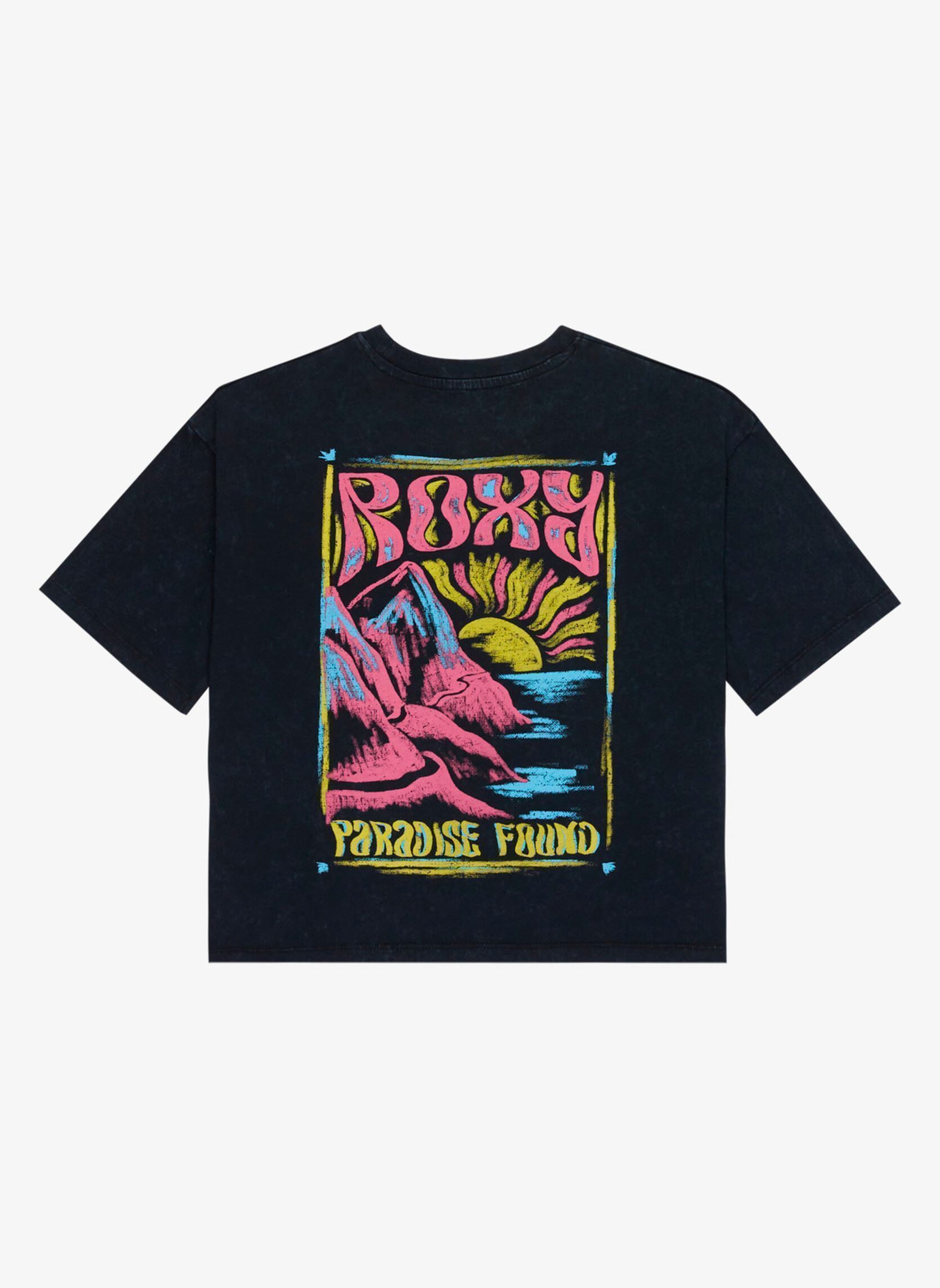 Kurzarm-T-Shirts Daisyloose Season mädchen schwarz Roxy Kurzarm-T-Shirts Daisyloose Season mädchen schwarz ANTHRACITE