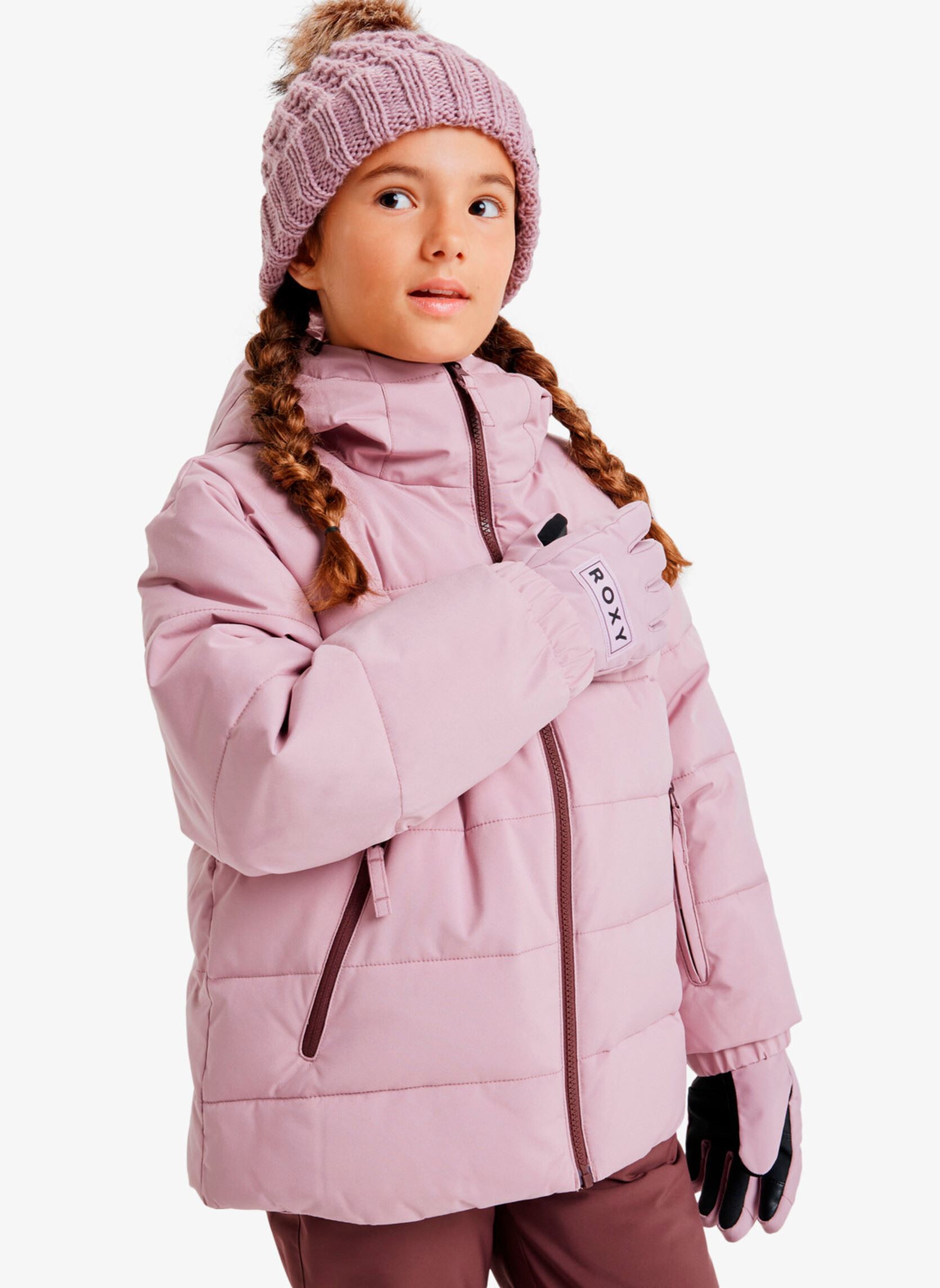 Vestes Snowyhill Puffy Girl Jk fille violet Roxy Vestes Snowyhill Puffy Girl Jk fille violet DISCREET MAUVE
